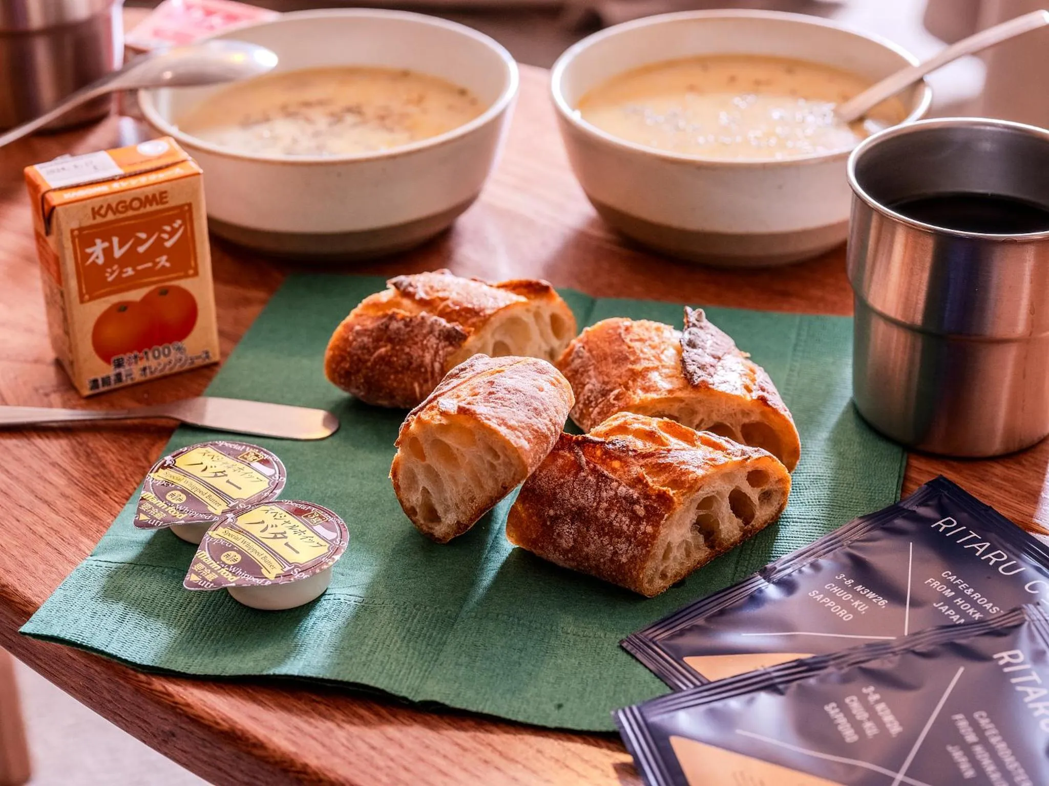 Breakfast in UNWIND HOTEL & BAR Sapporo