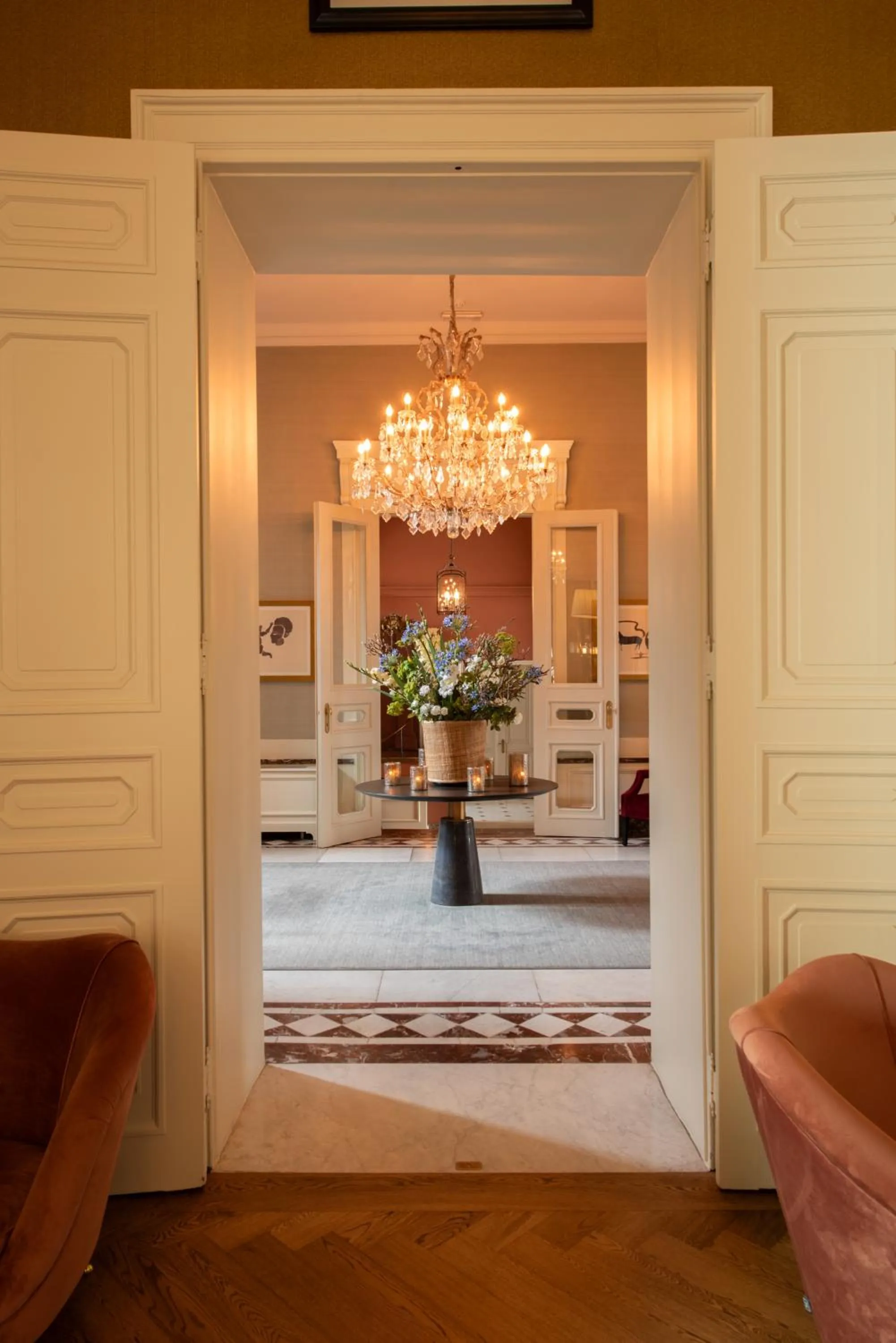 Lobby or reception in Dukes' Arches Brugge - by Dukes' Hotel Collection
