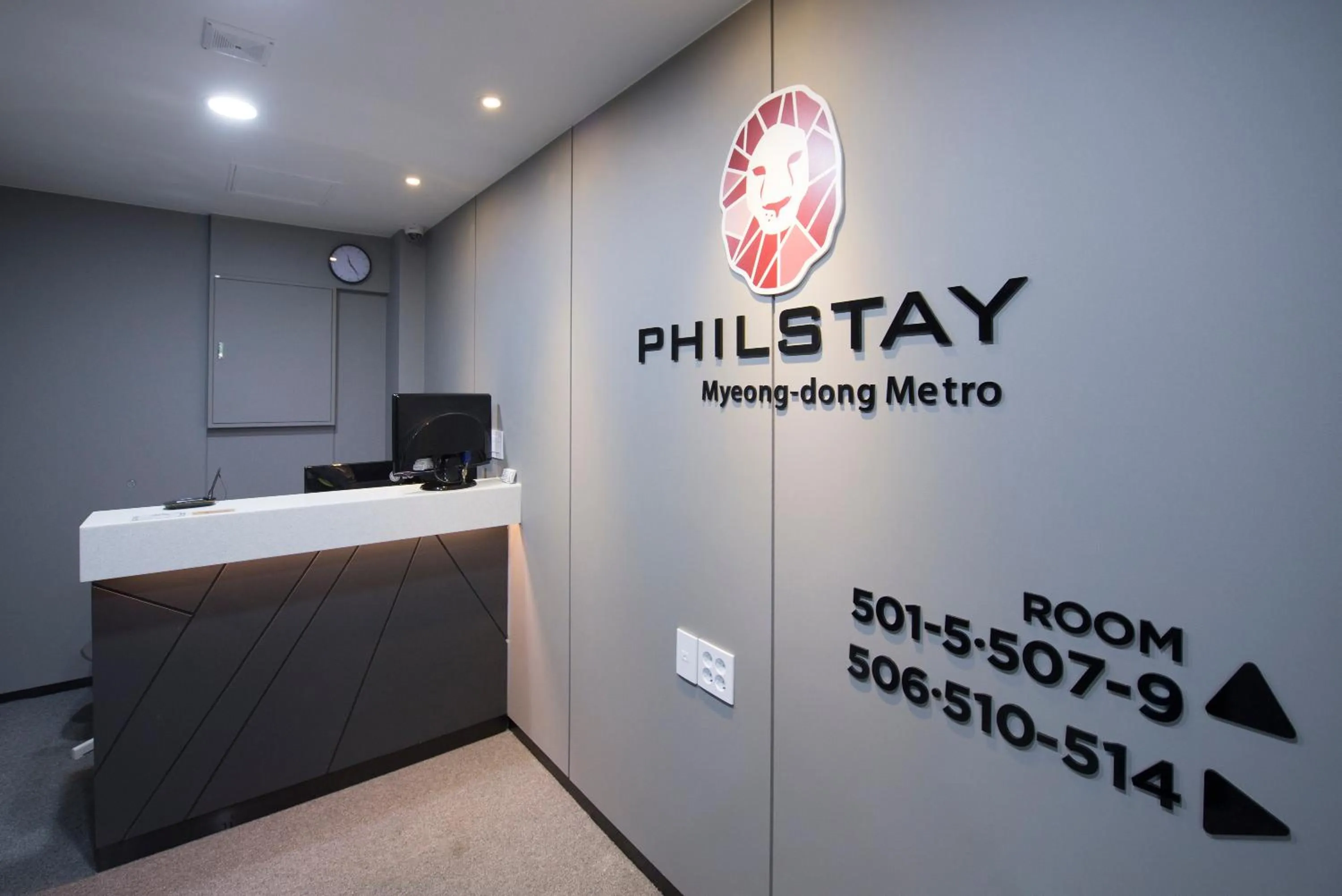 Property logo or sign in Philstay Myeongdong Metro