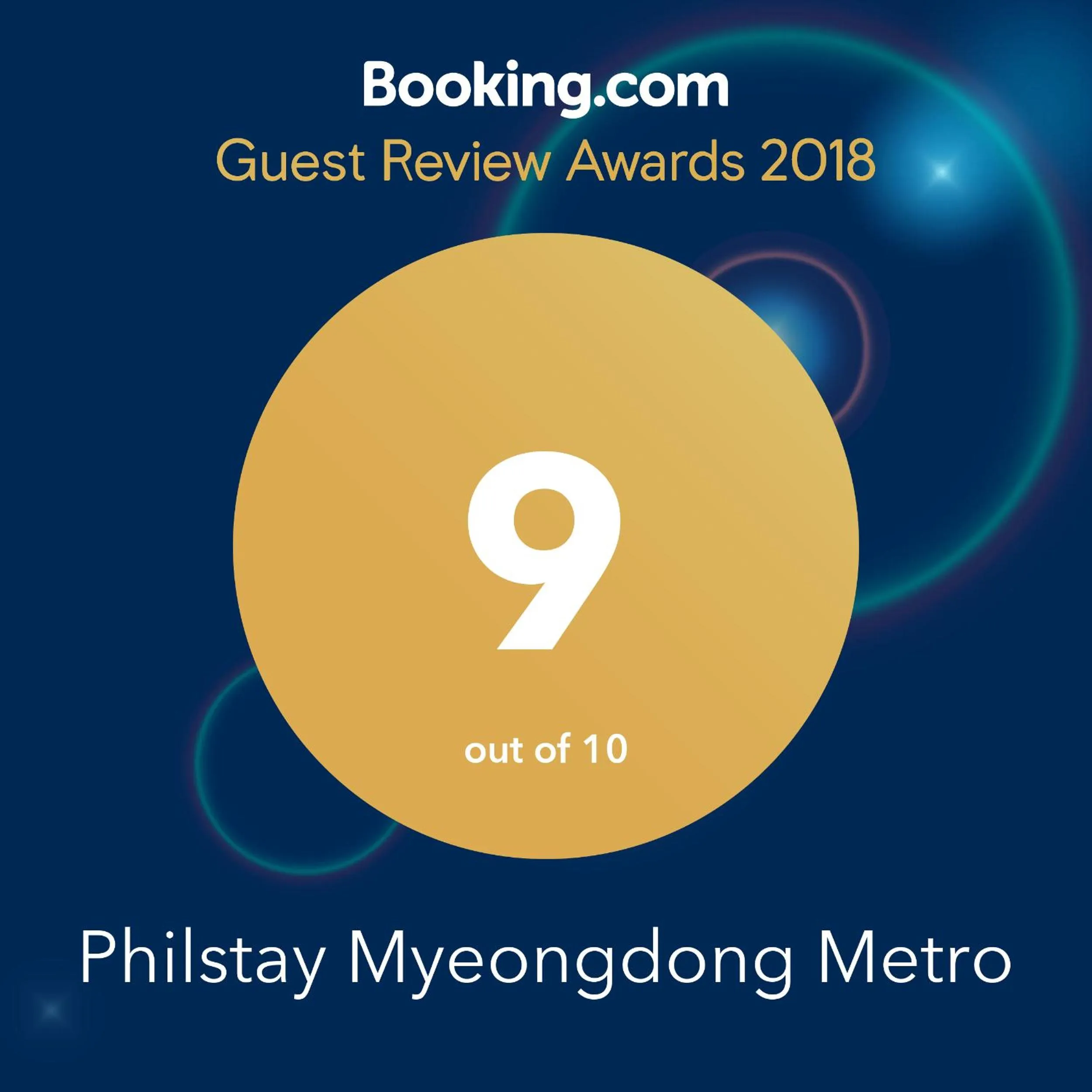 Certificate/Award in Philstay Myeongdong Metro