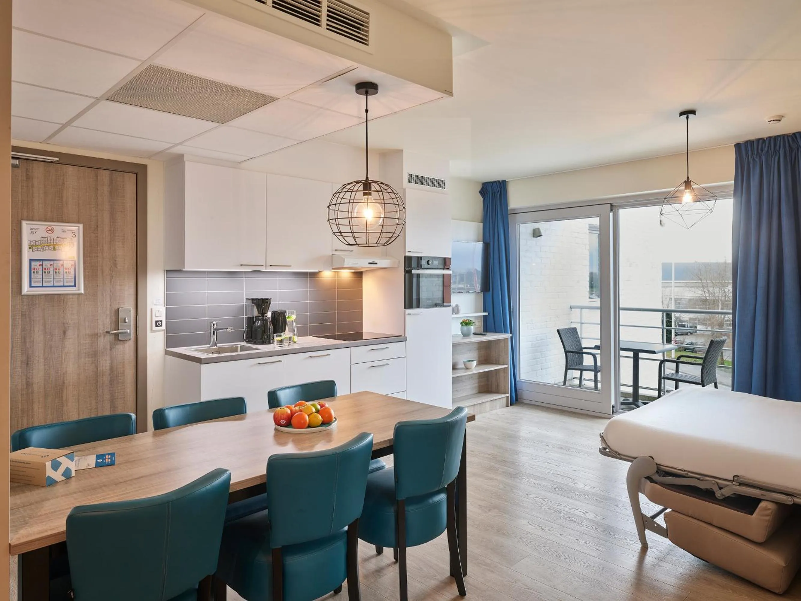 Bed in Holiday Suites Zeebrugge