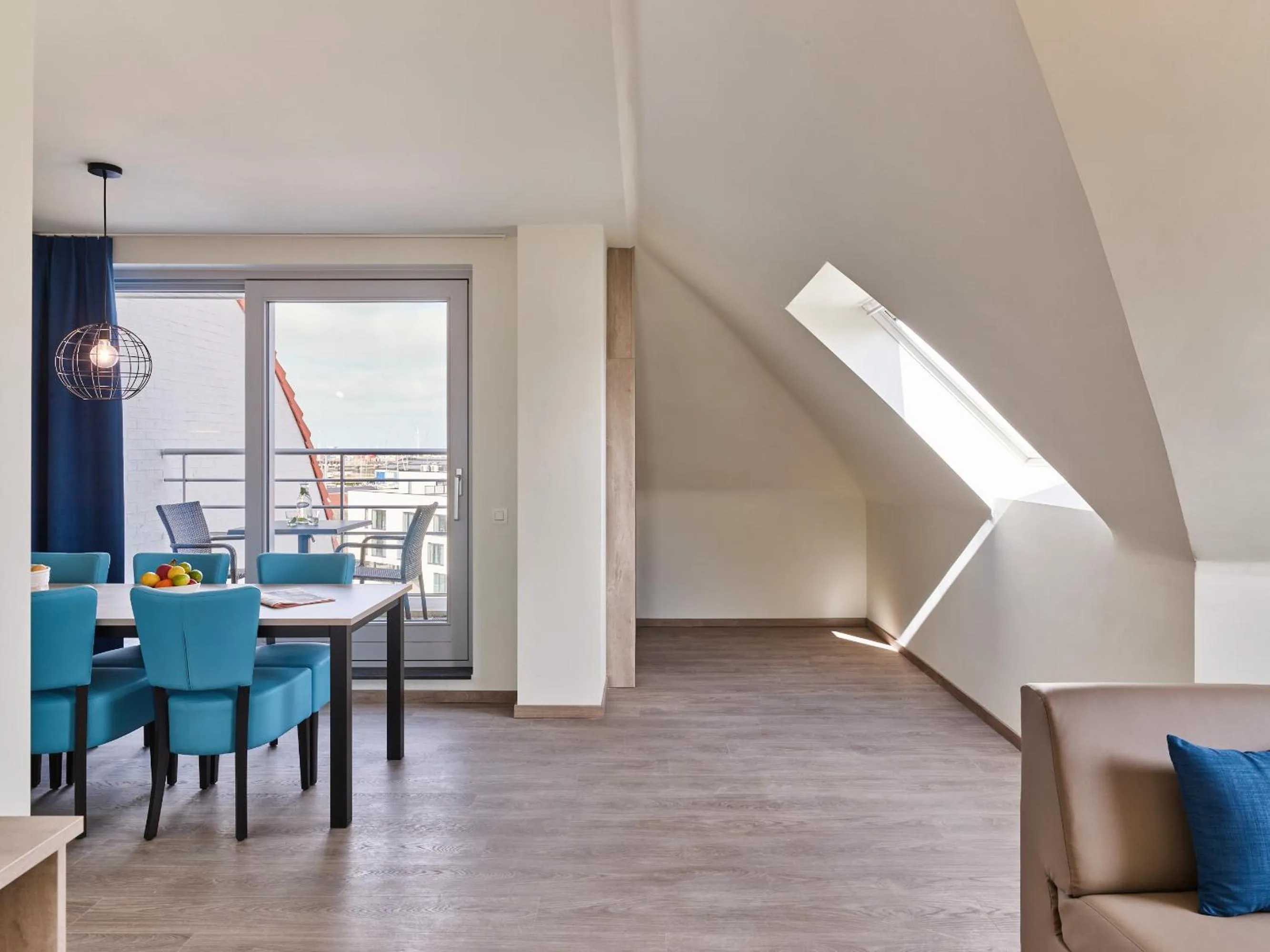 Seating area in Holiday Suites Zeebrugge