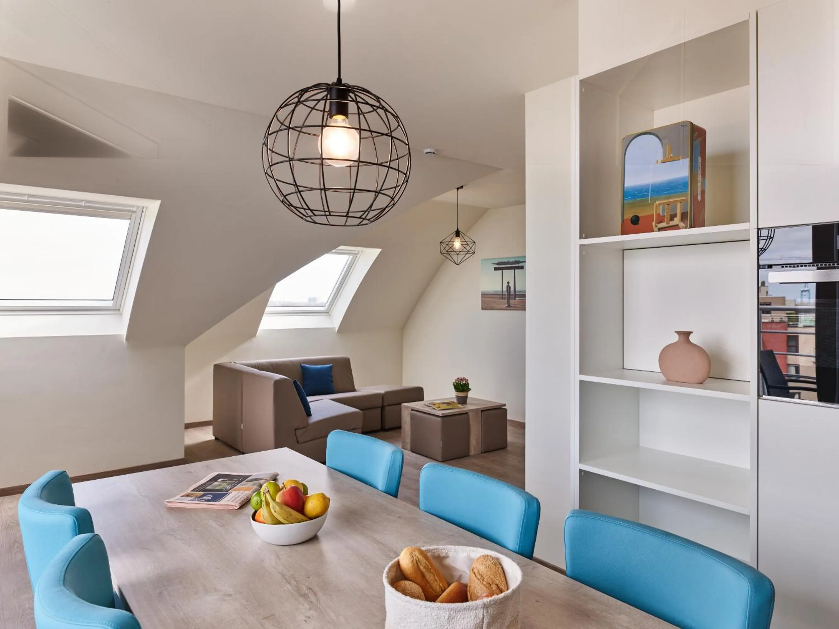 Living room in Holiday Suites Zeebrugge