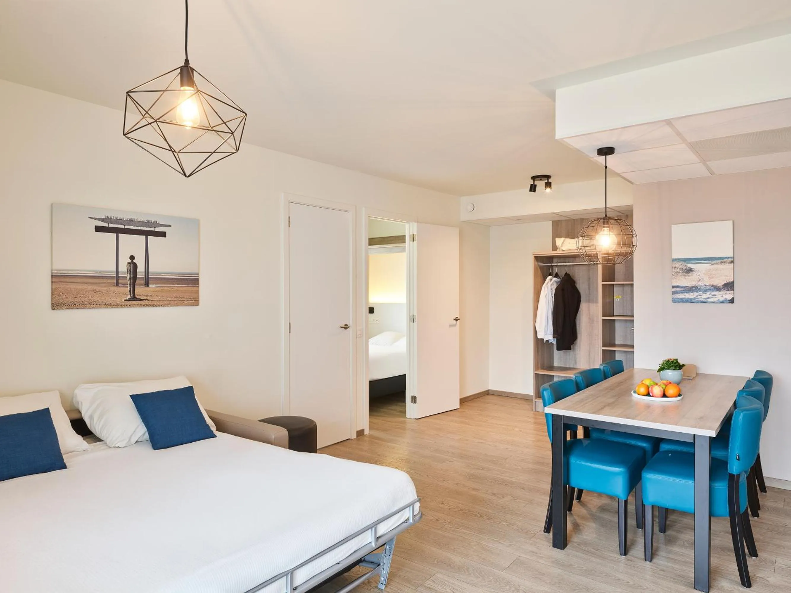 Bed in Holiday Suites Zeebrugge