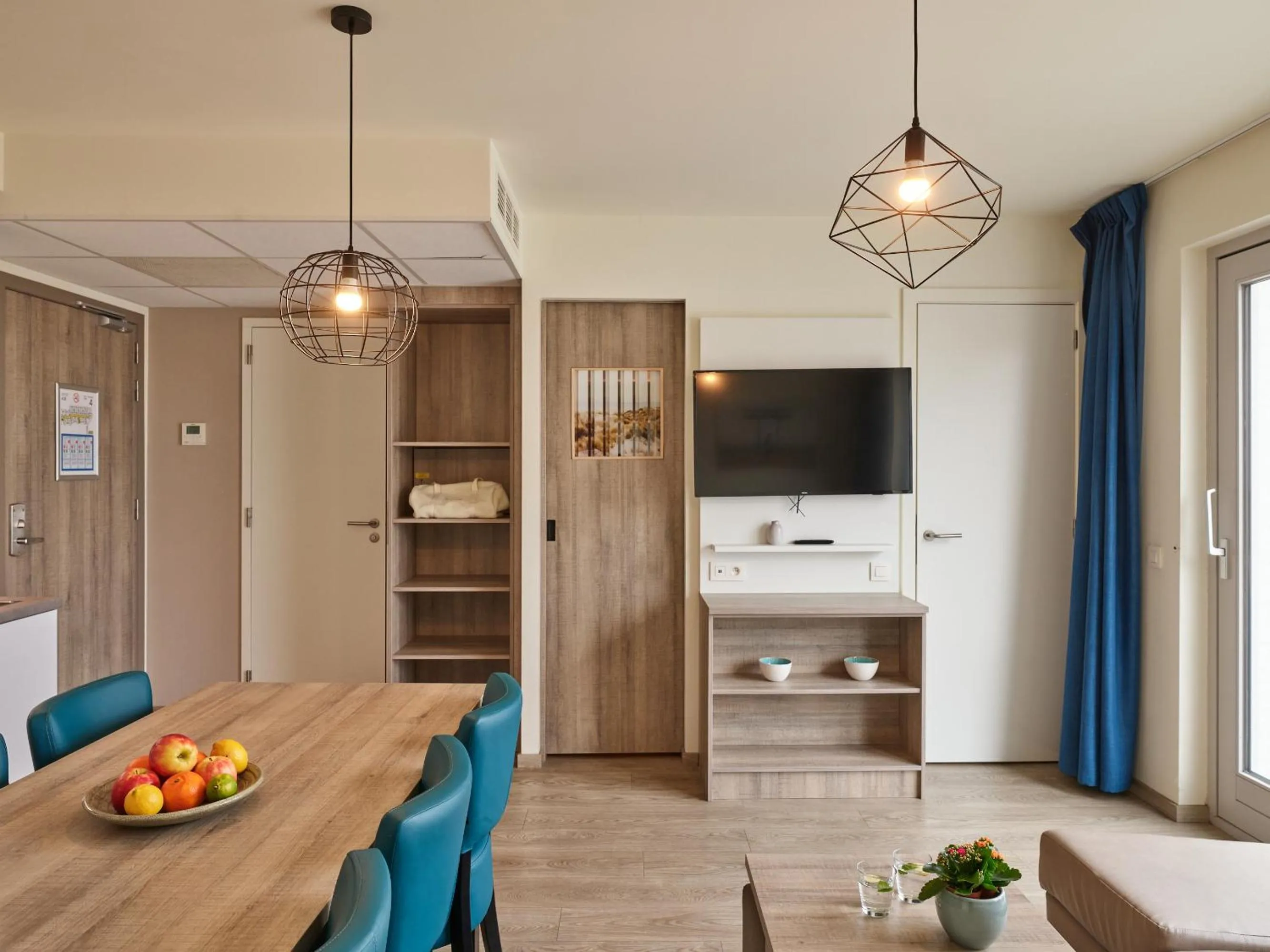 Seating area in Holiday Suites Zeebrugge