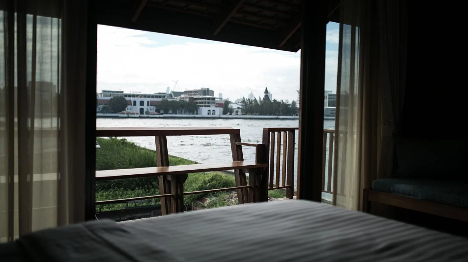 River view, Bed in Chann Bangkok Noi