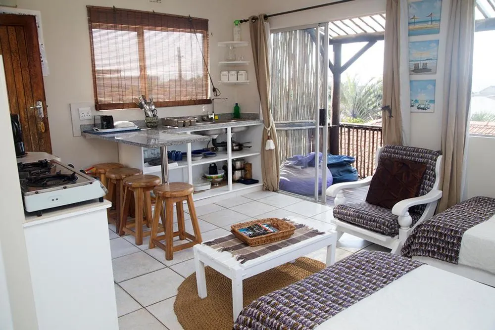 Kitchen or kitchenette in Ansteys Beach Self Catering Apartments