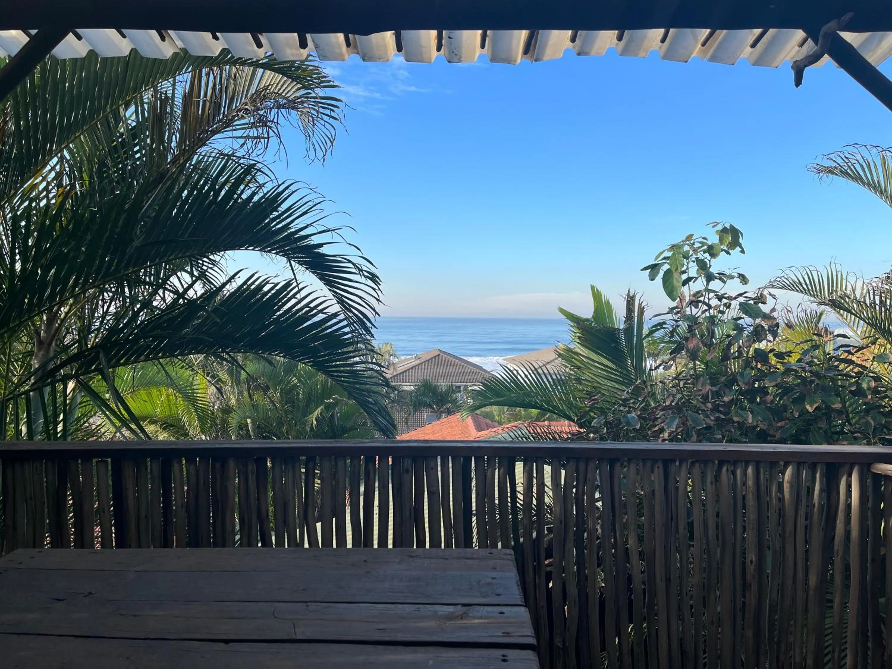 Balcony/Terrace in Ansteys Beach Self Catering Apartments