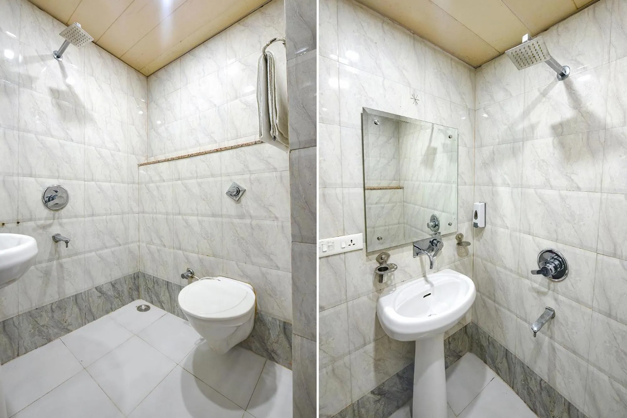 Bathroom in FabHotel Ess Pee Grand