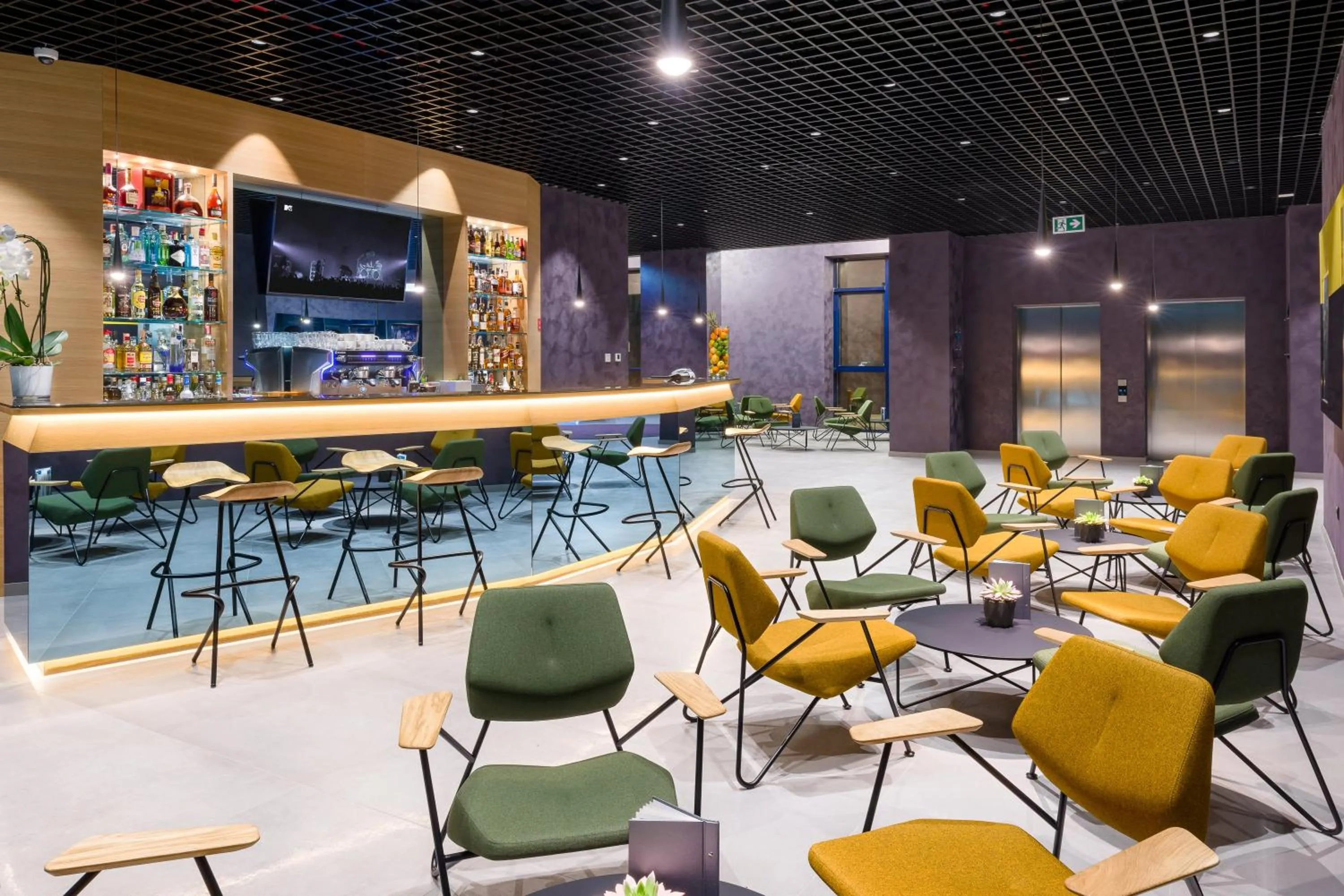 Lounge or bar in Hotel Olympia Sky