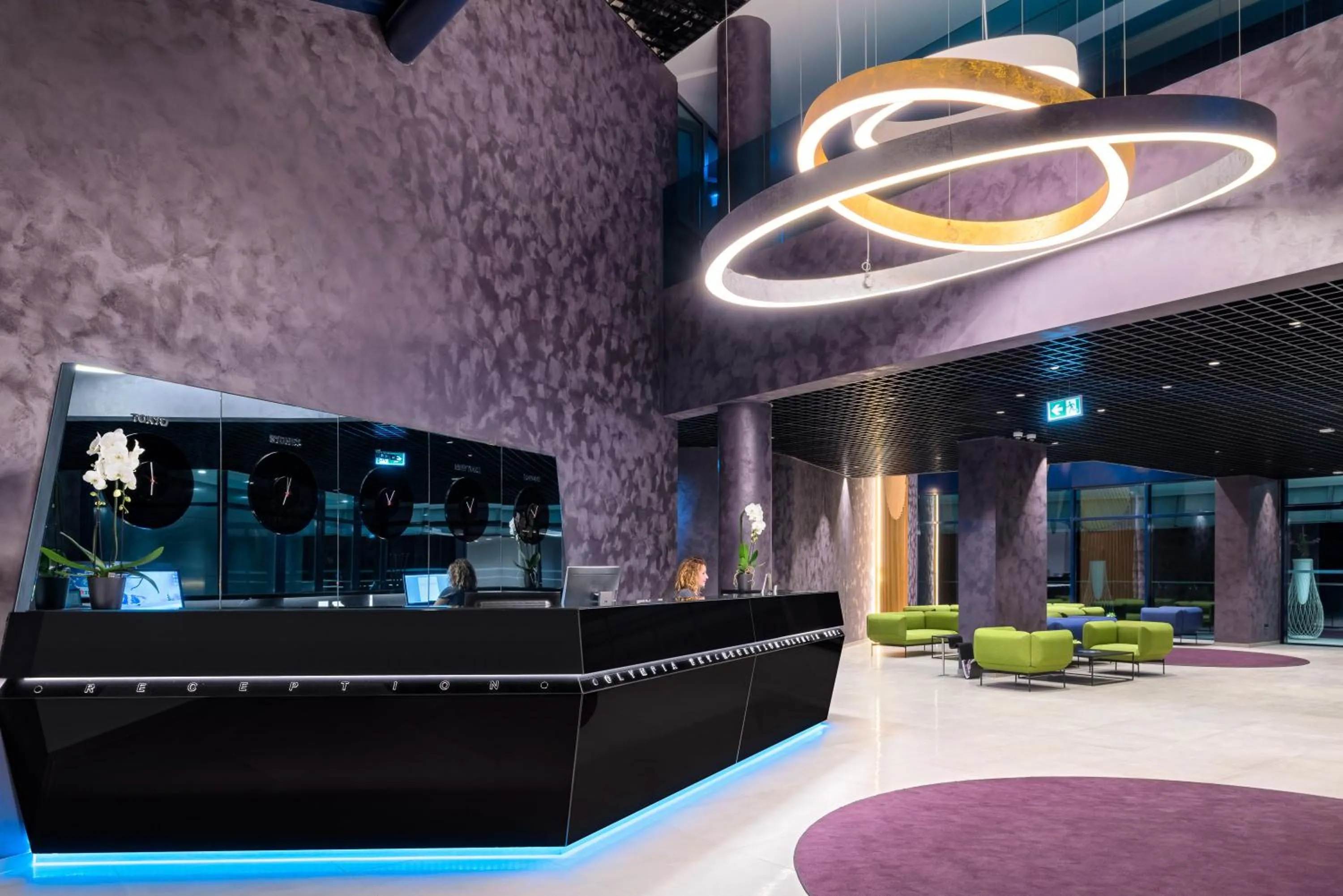 Lobby or reception in Hotel Olympia Sky