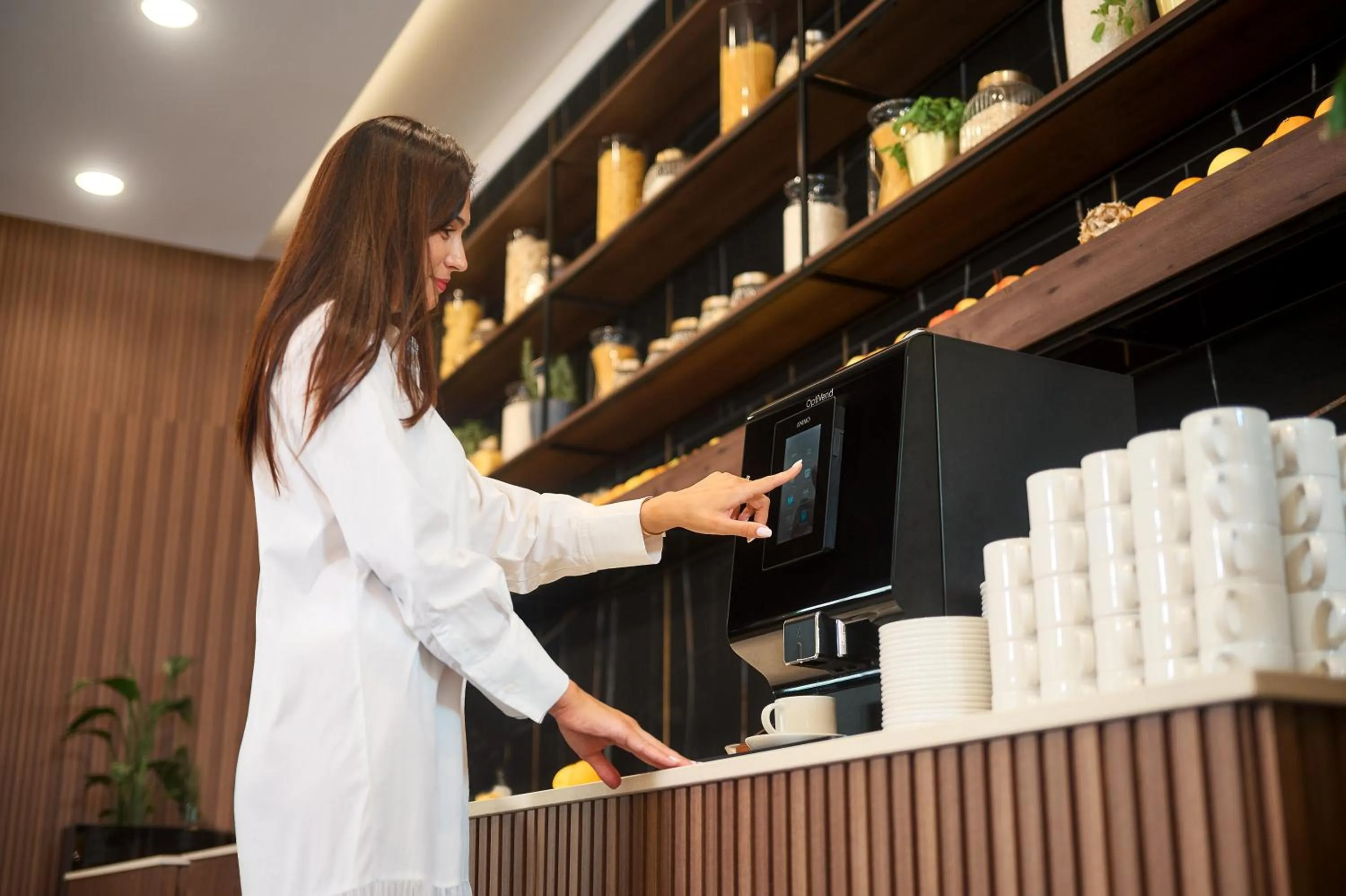 Coffee/tea facilities in Hotel Olympia Sky