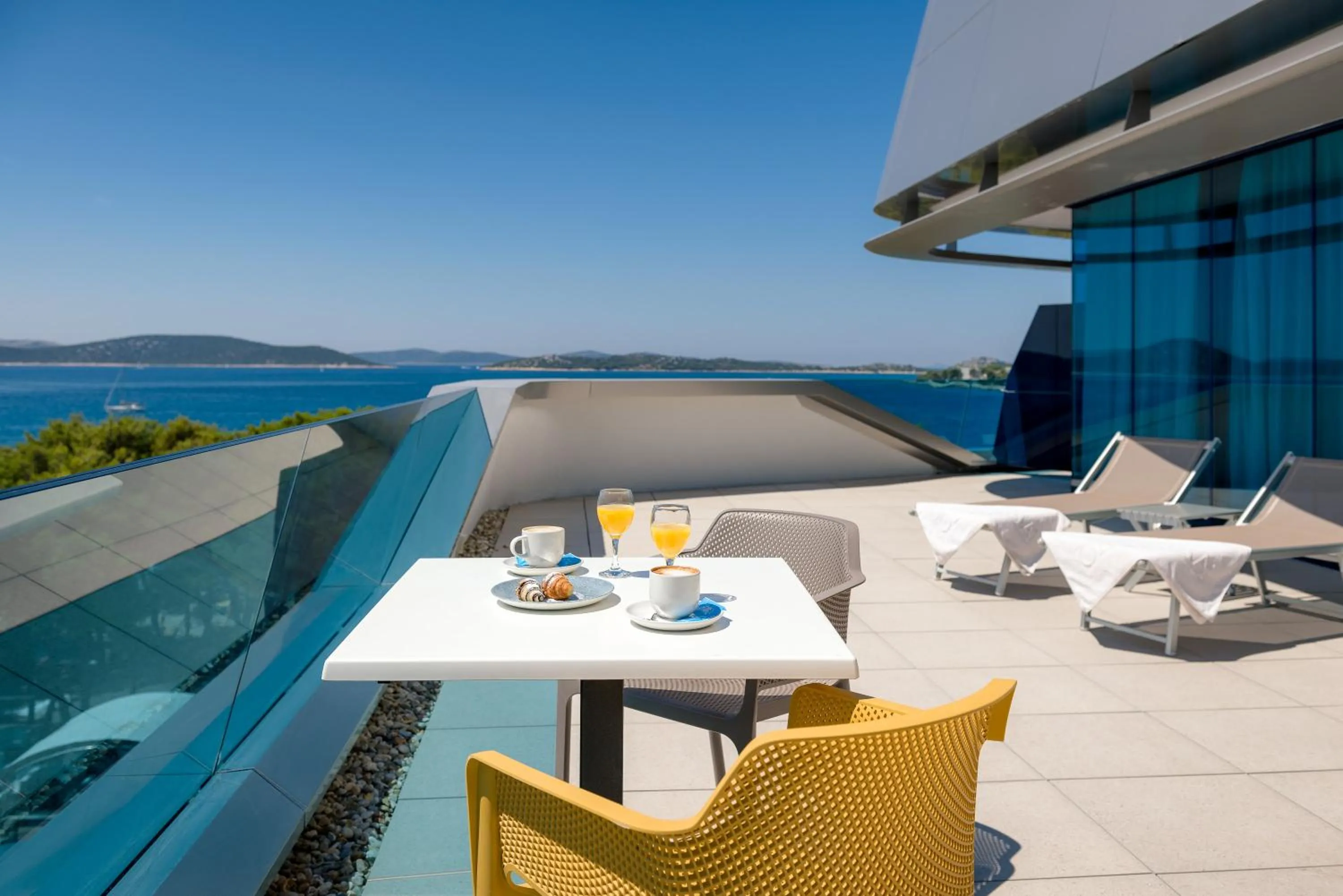 Balcony/Terrace in Hotel Olympia Sky