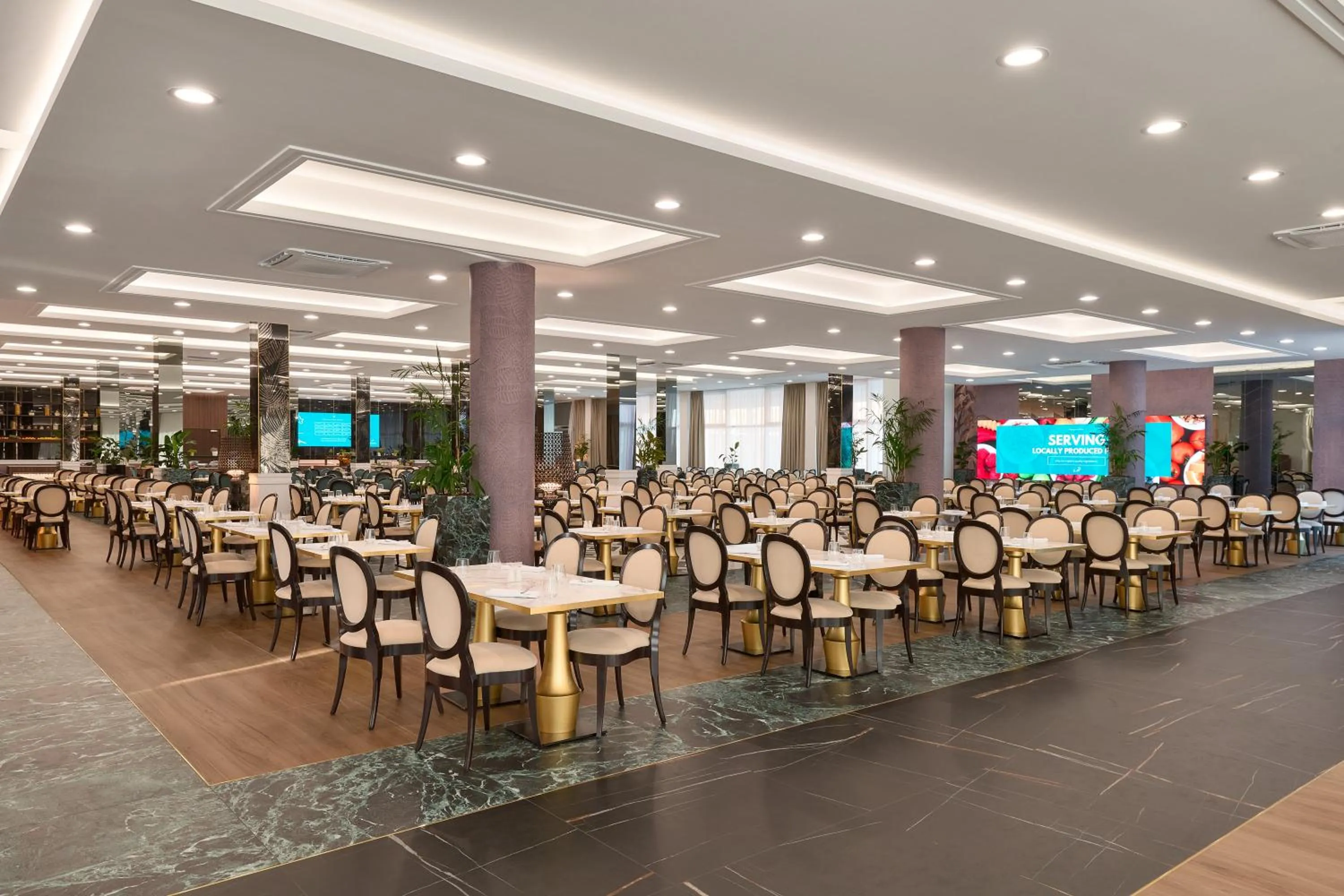 Restaurant/places to eat in Hotel Olympia Sky