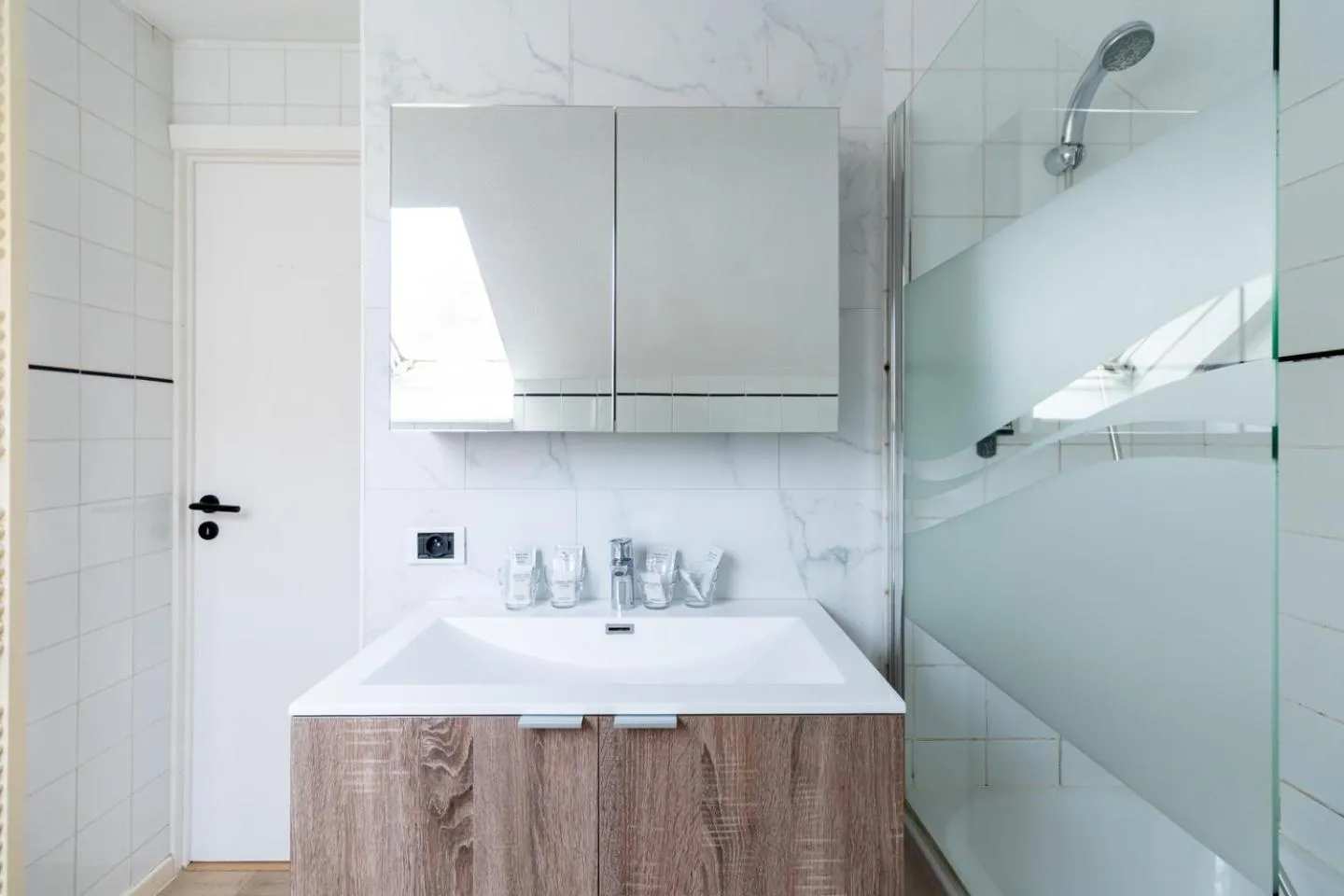 Bathroom in Hotel Montovani