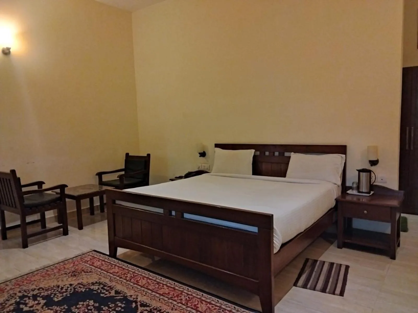 Bed in Corbett Comfort Lodge