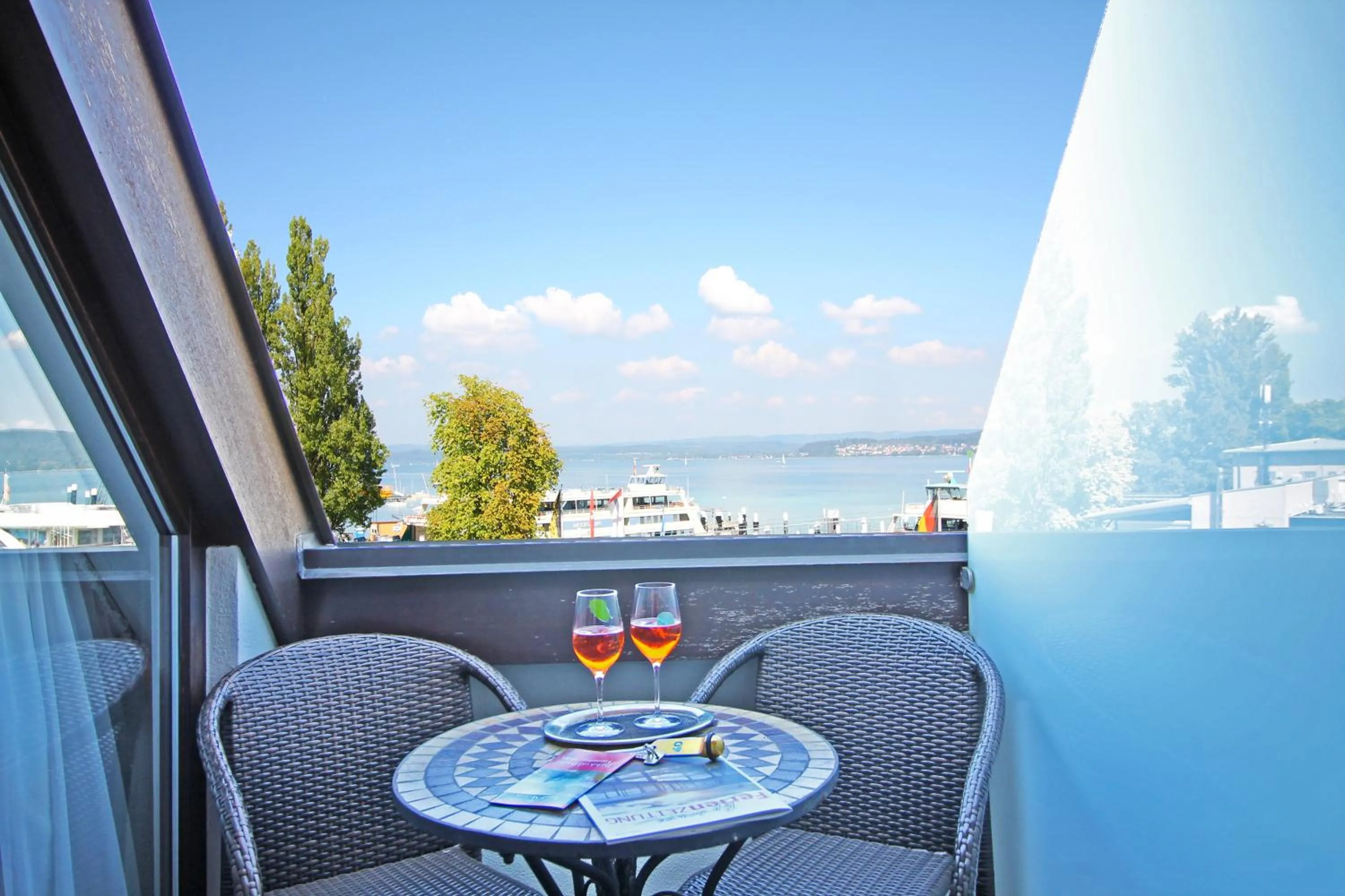 Balcony/Terrace in Hotel Schiff am See