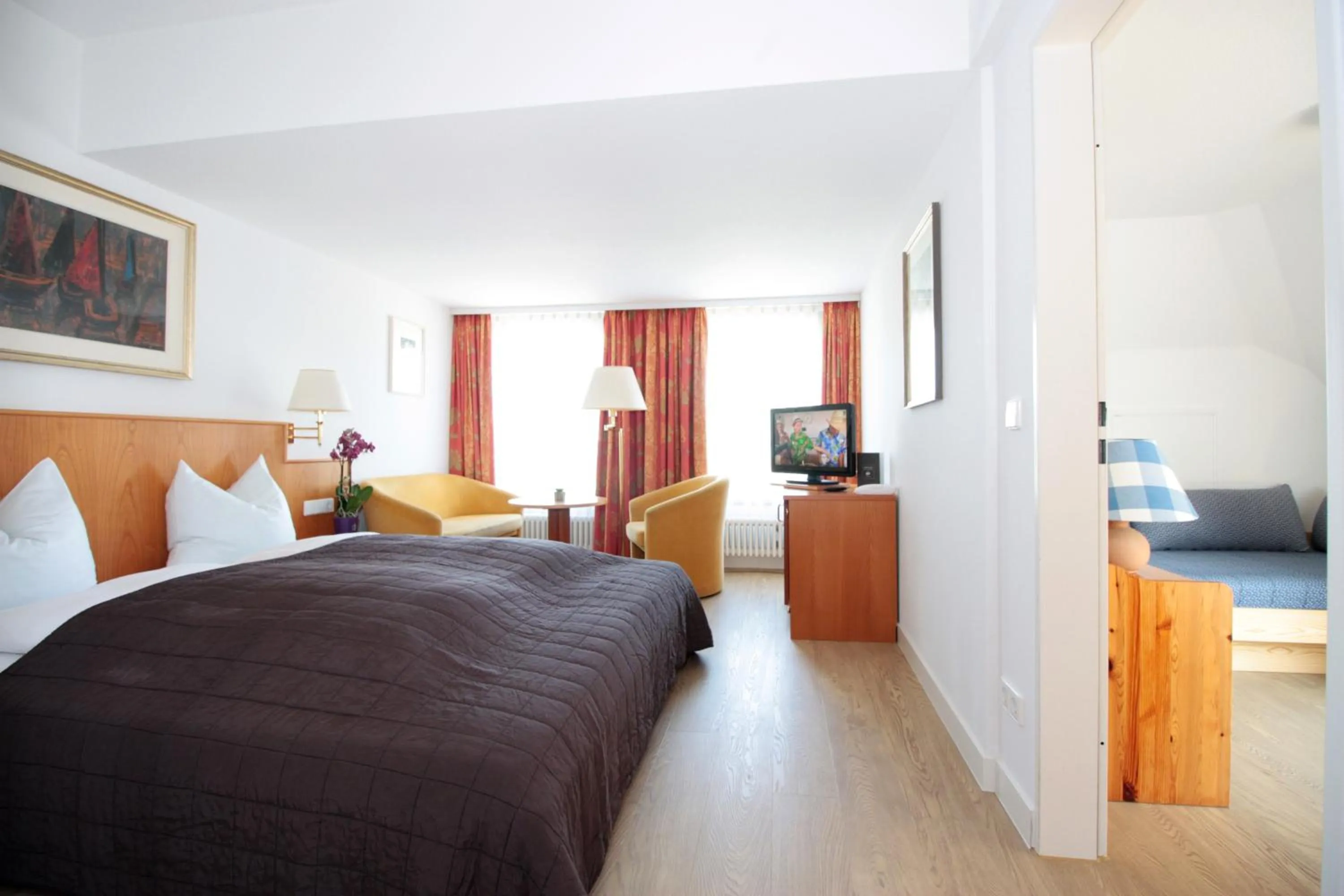 Bed in Hotel Schiff am See