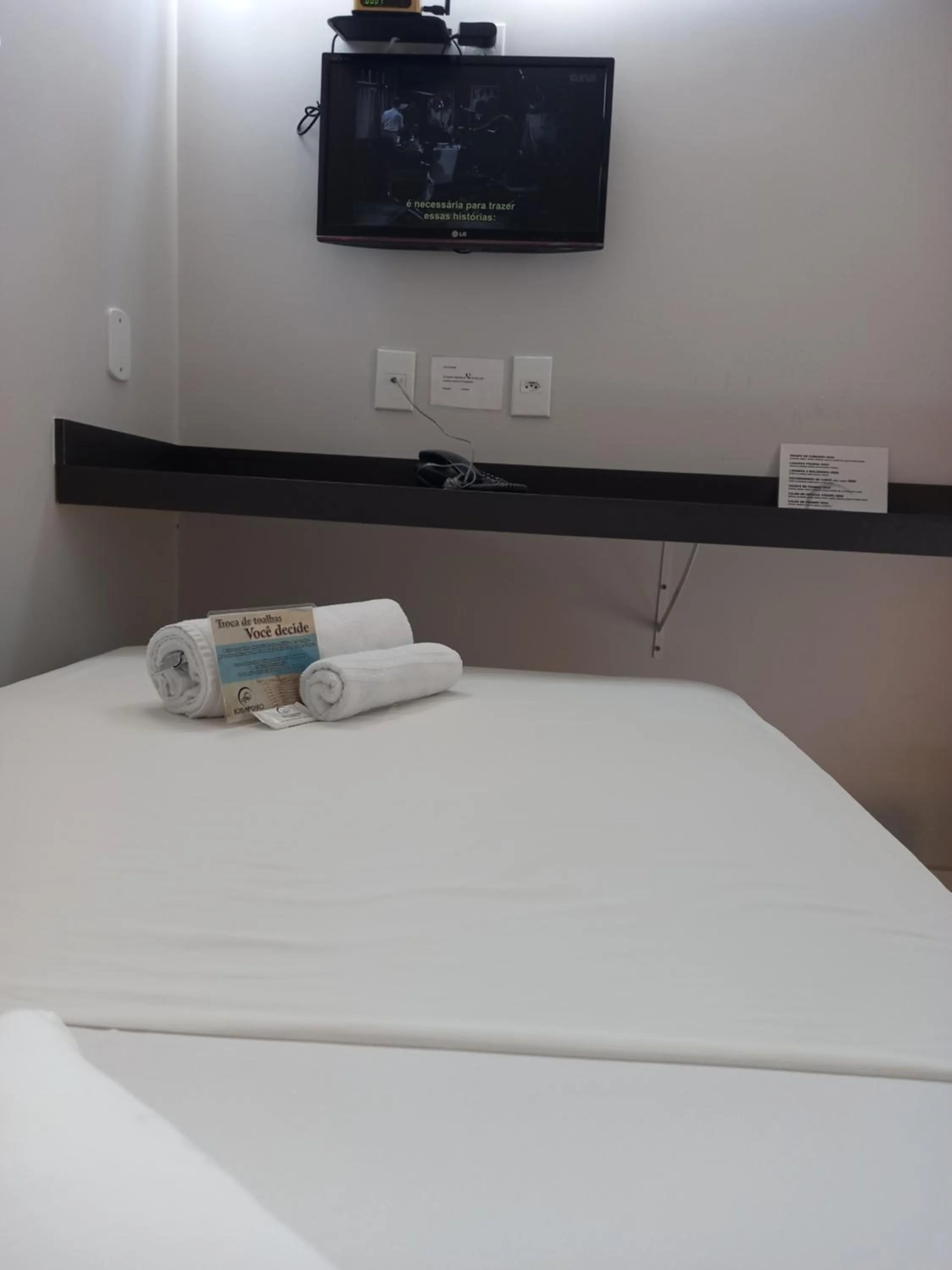 Bed in Hotel Mandino