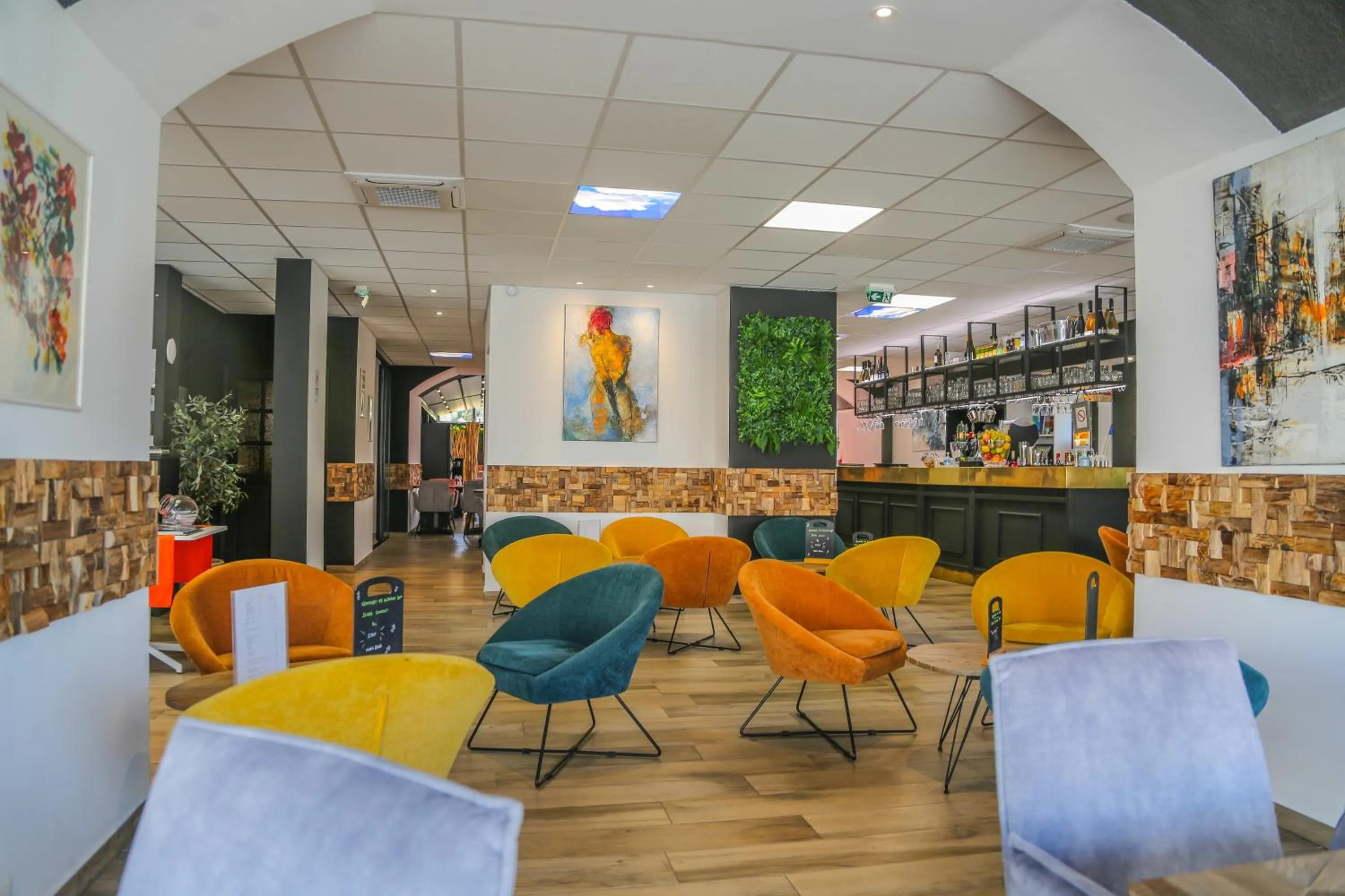 Living room in Hôtel Restaurant Atrachjata