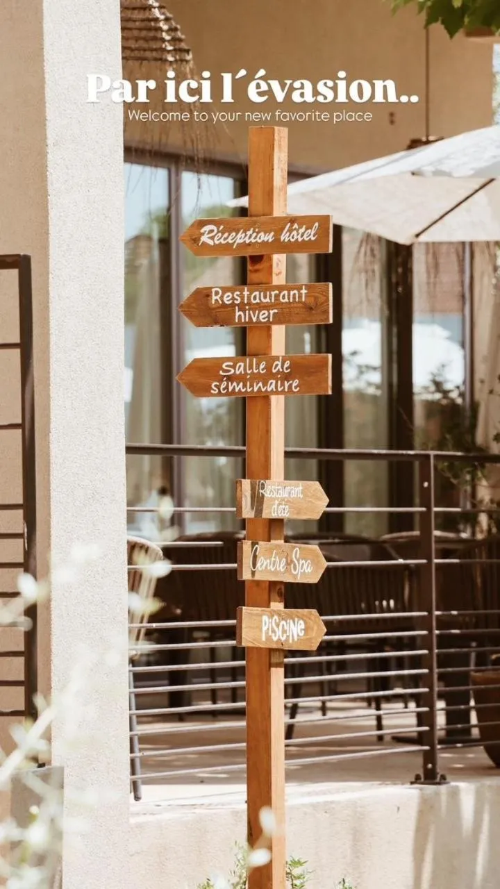 Property building in Hôtel Spa Restaurant La Madrague