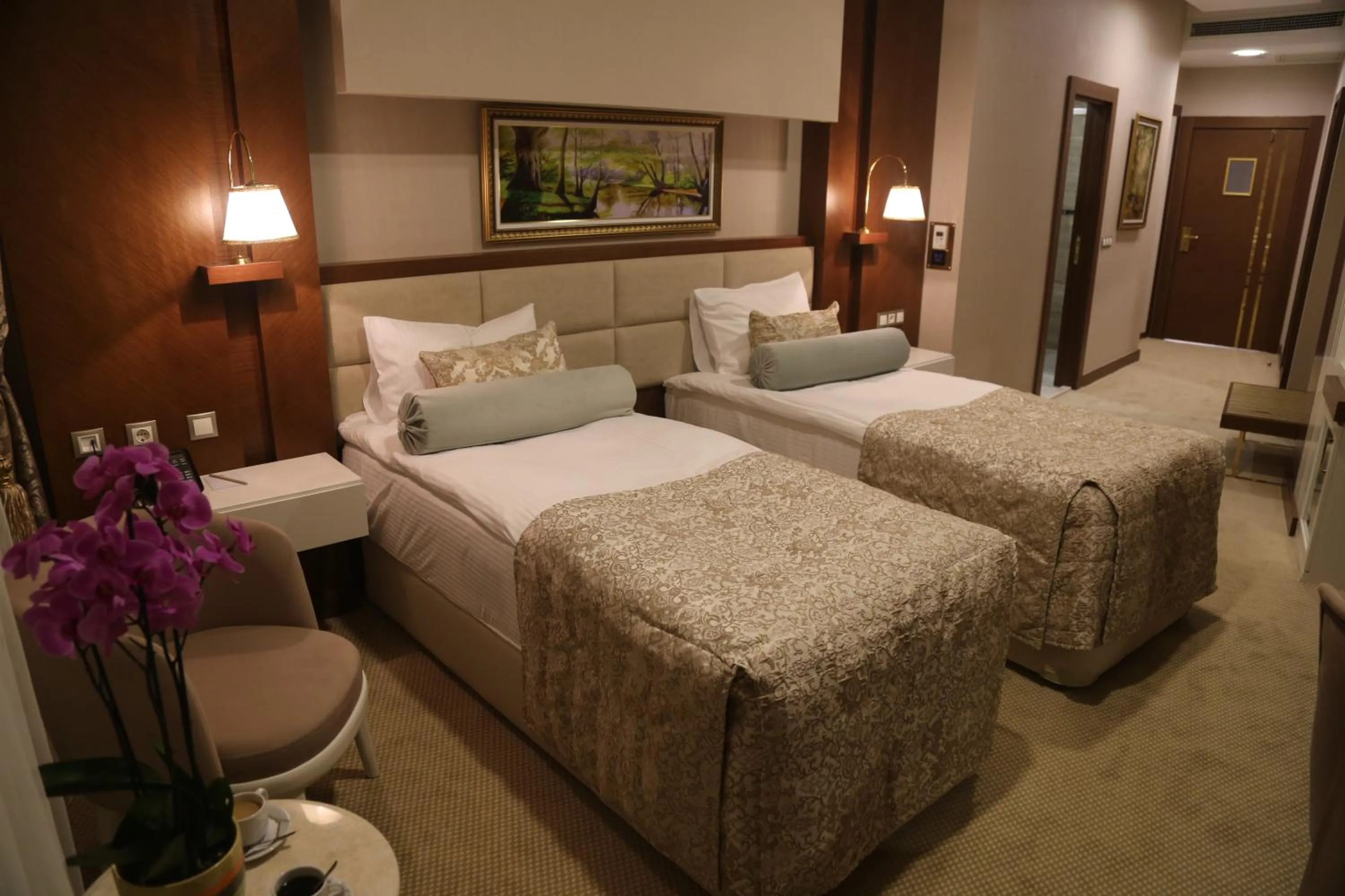 Bed in Vivaldi Park Hotel