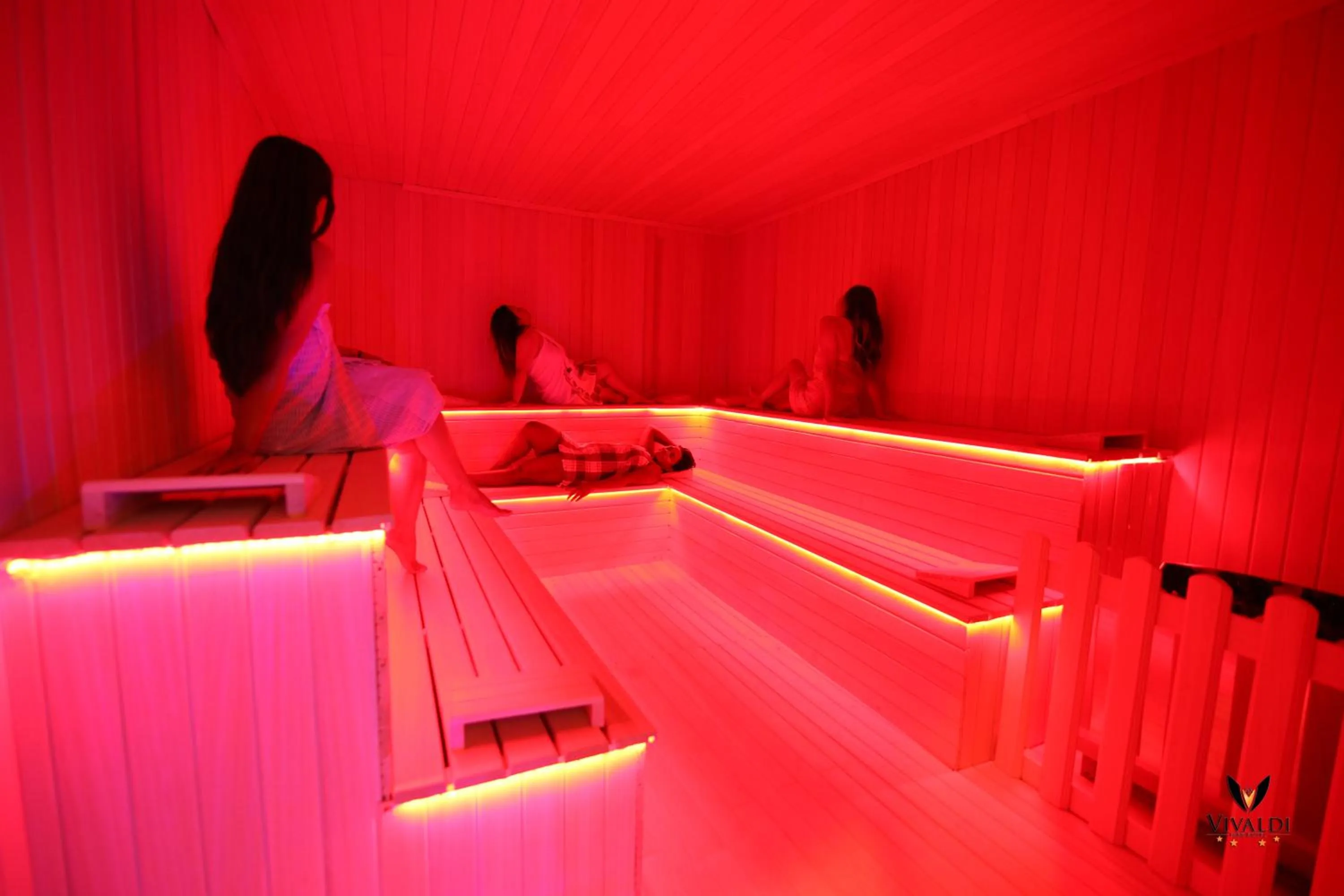 Sauna in Vivaldi Park Hotel