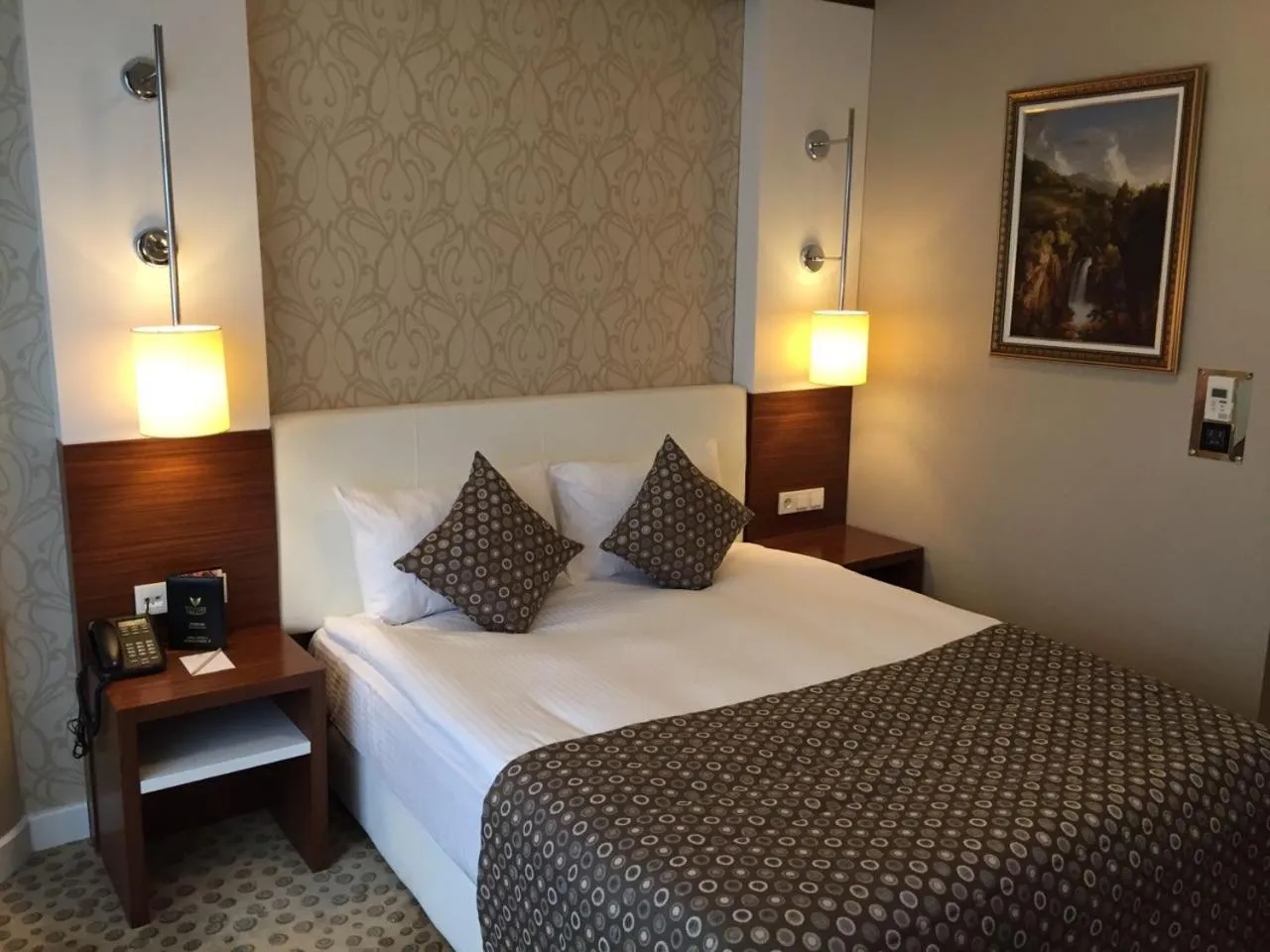 Bed in Vivaldi Park Hotel