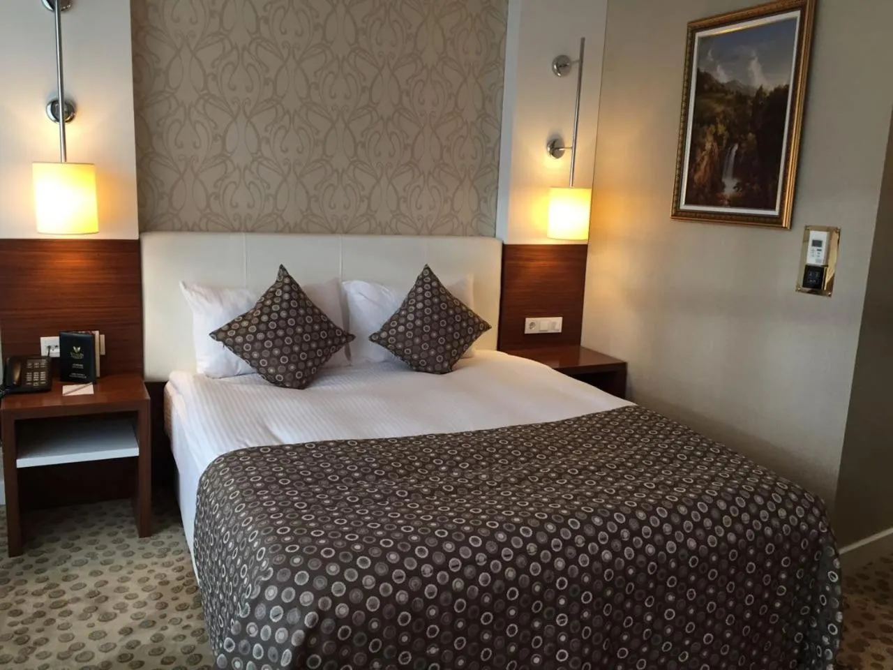 Bed in Vivaldi Park Hotel