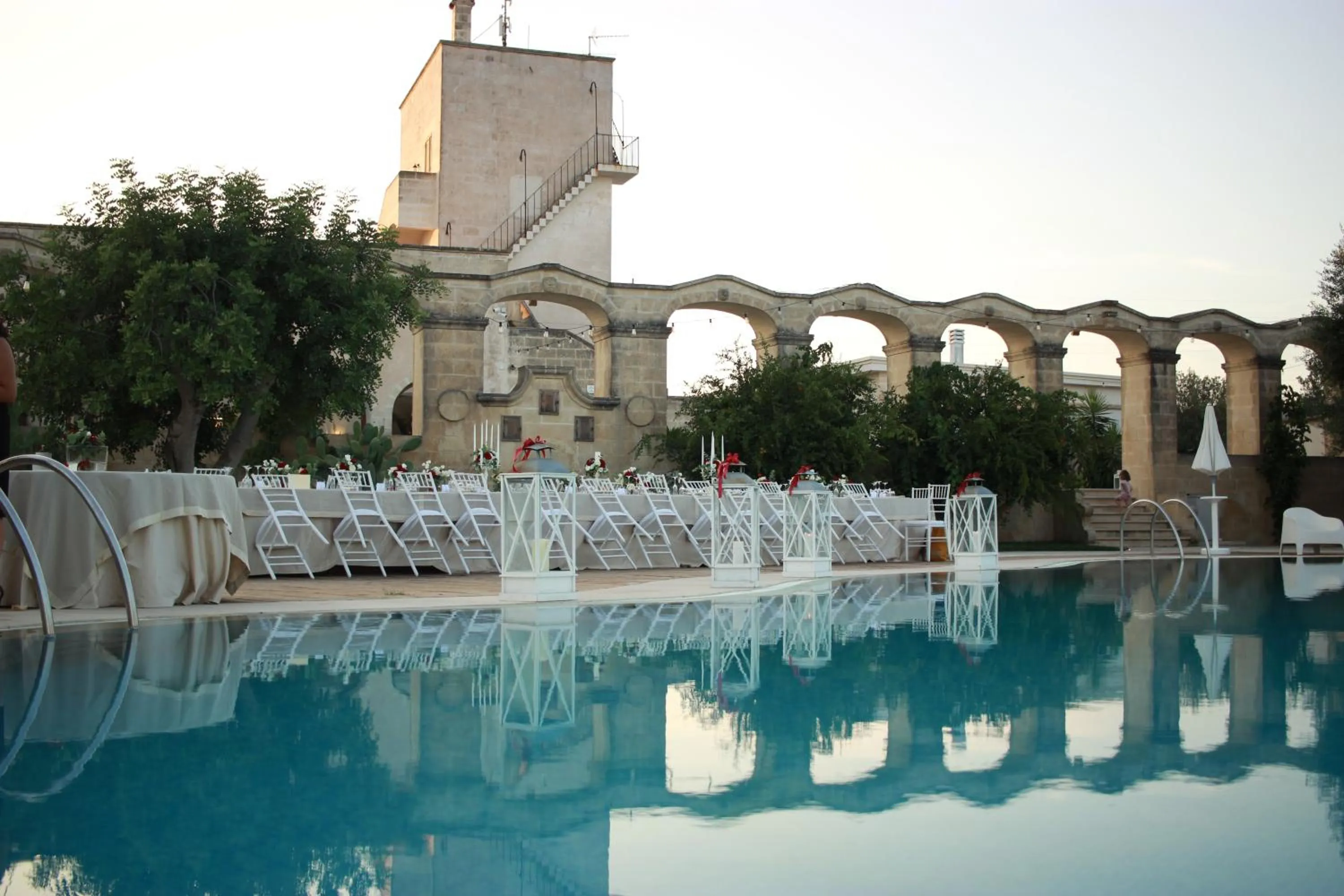 Swimming pool in Masseria Savoia