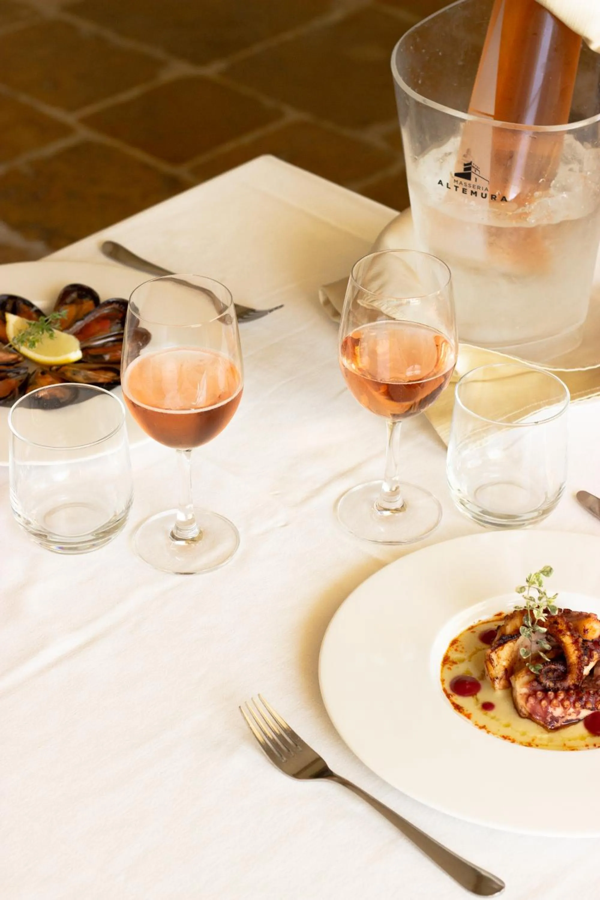 Food close-up in Masseria Savoia