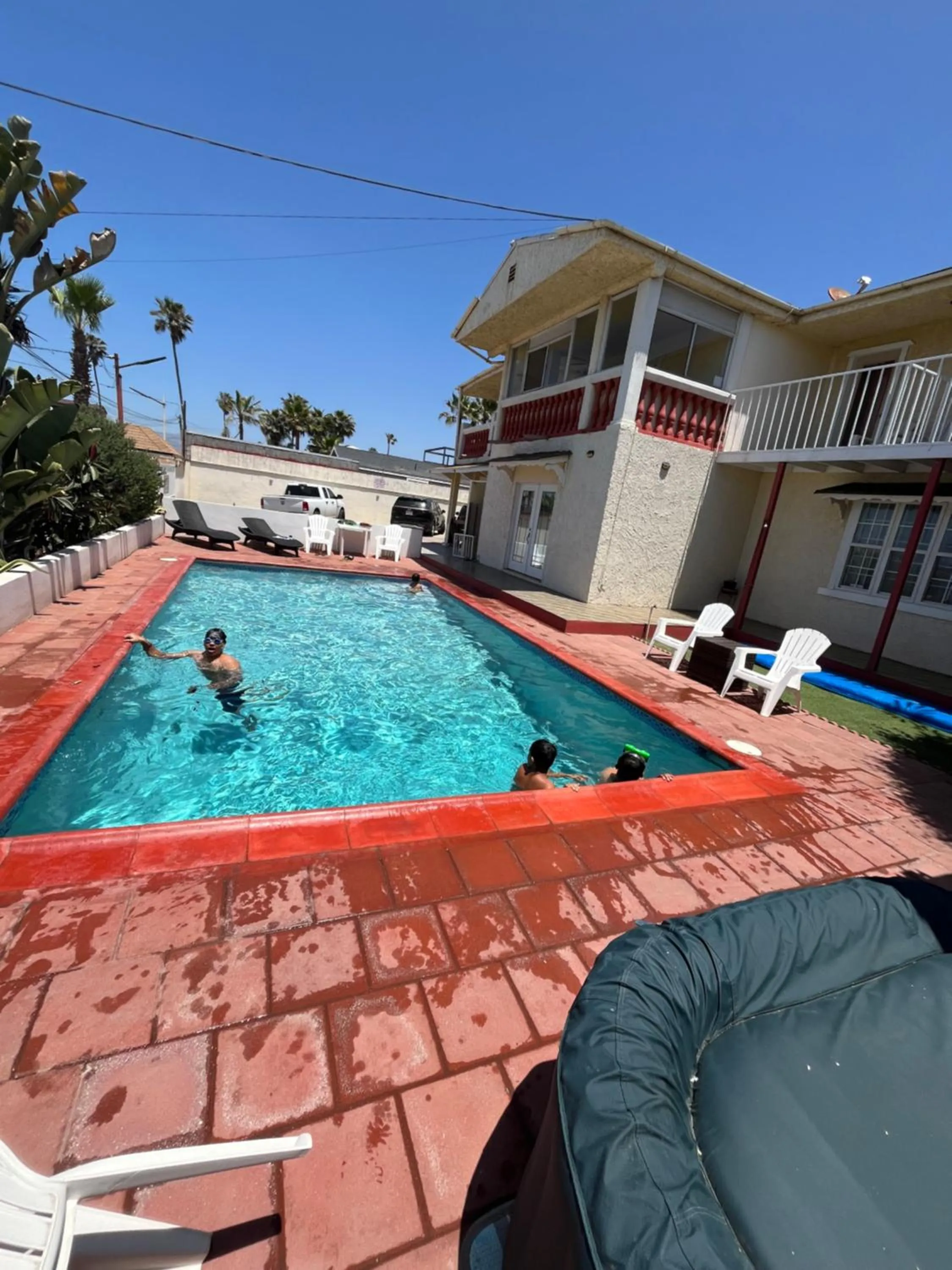Pool view in Playa Hermosa Inn at the beach