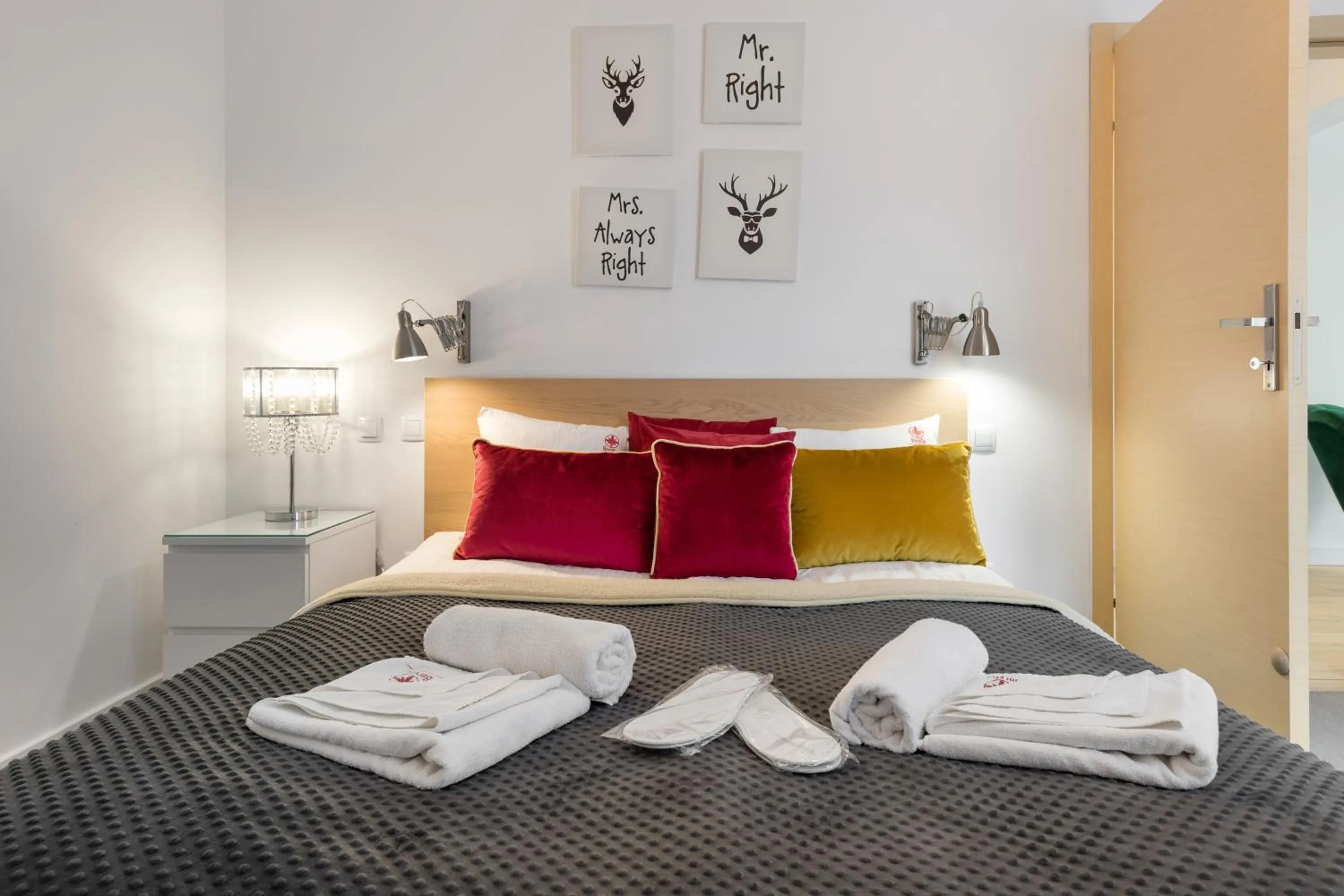 Bed in Bory6a Apartamenty & Free Parking