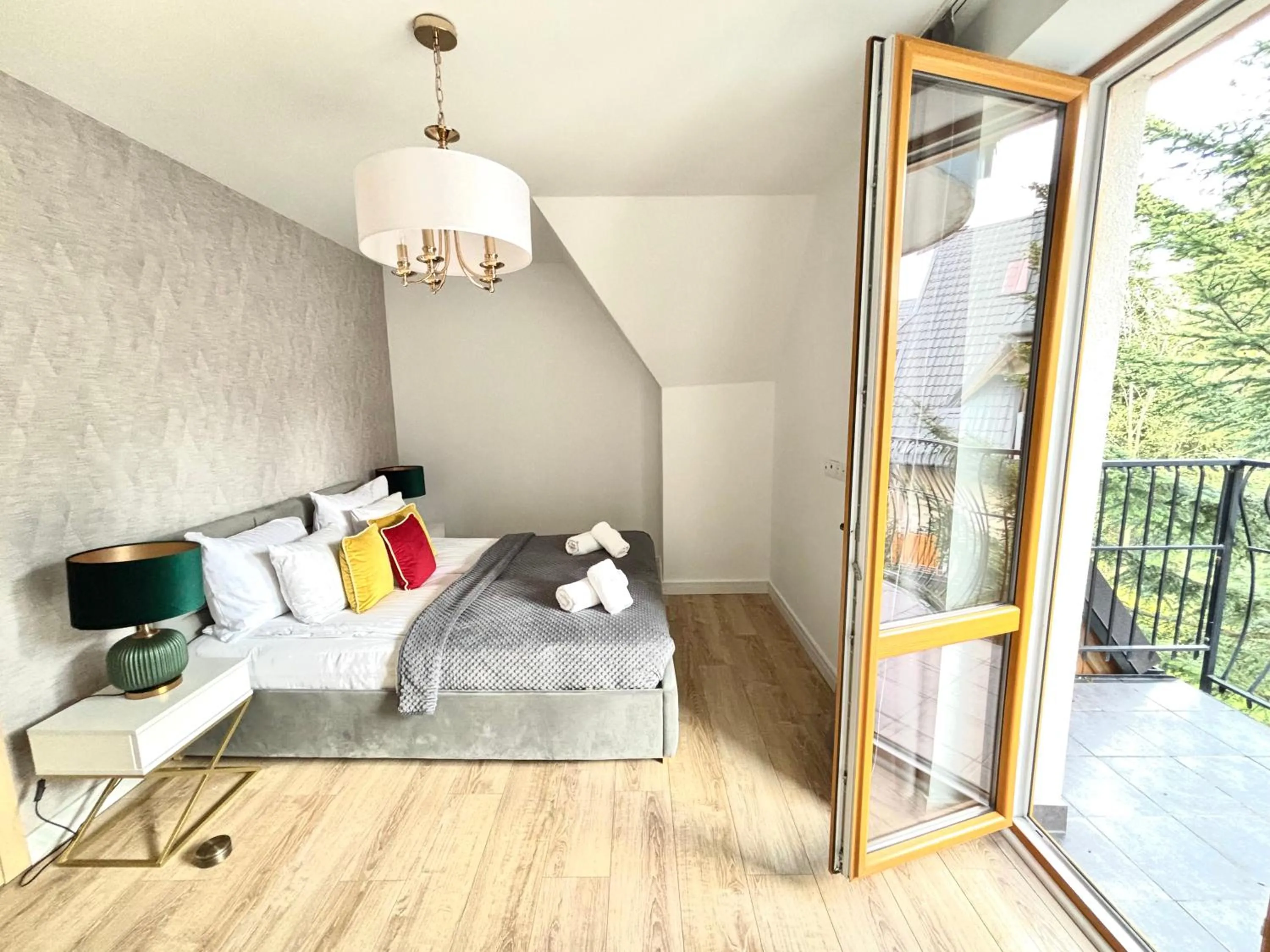 Bed in Bory6a Apartamenty & Free Parking