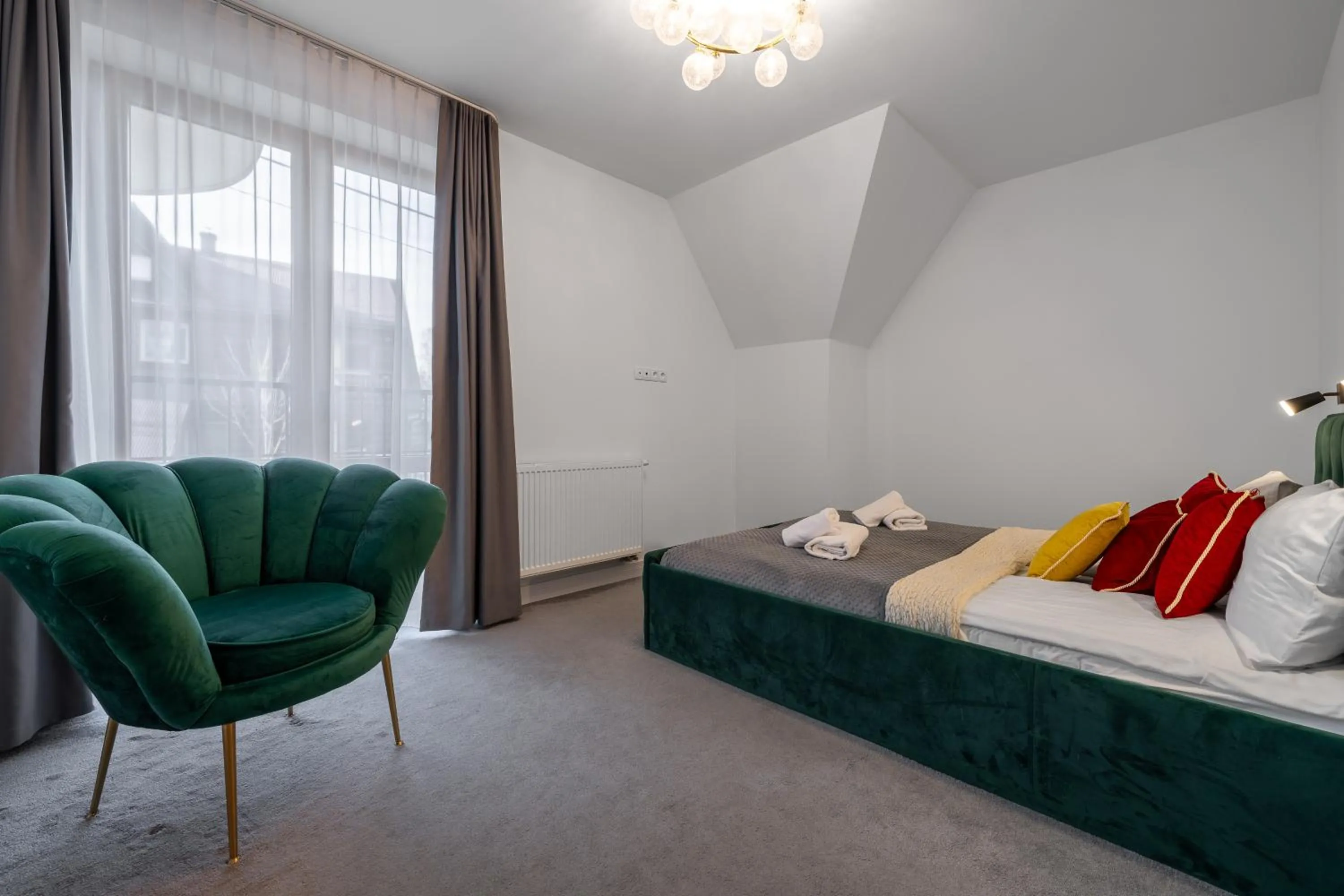 Bed in Bory6a Apartamenty & Free Parking