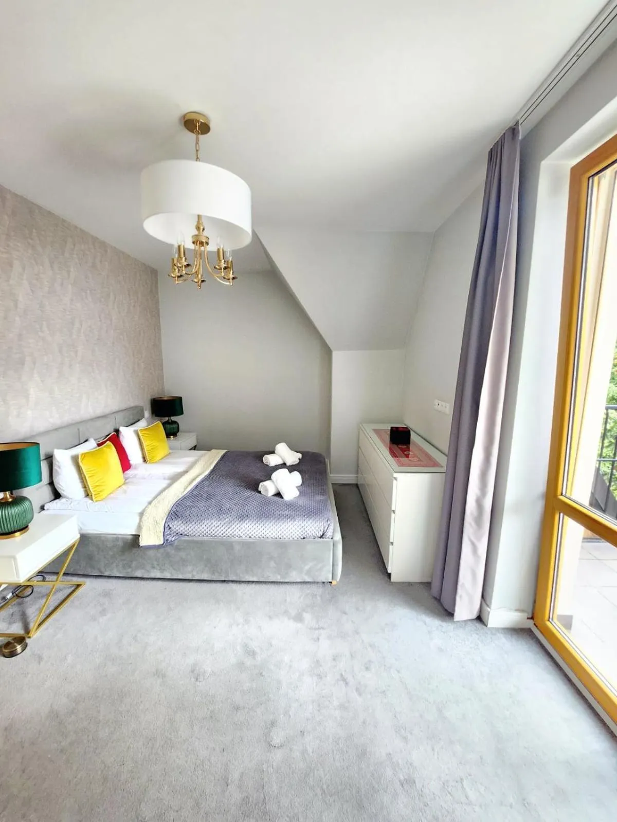 Bed in Bory6a Apartamenty & Free Parking