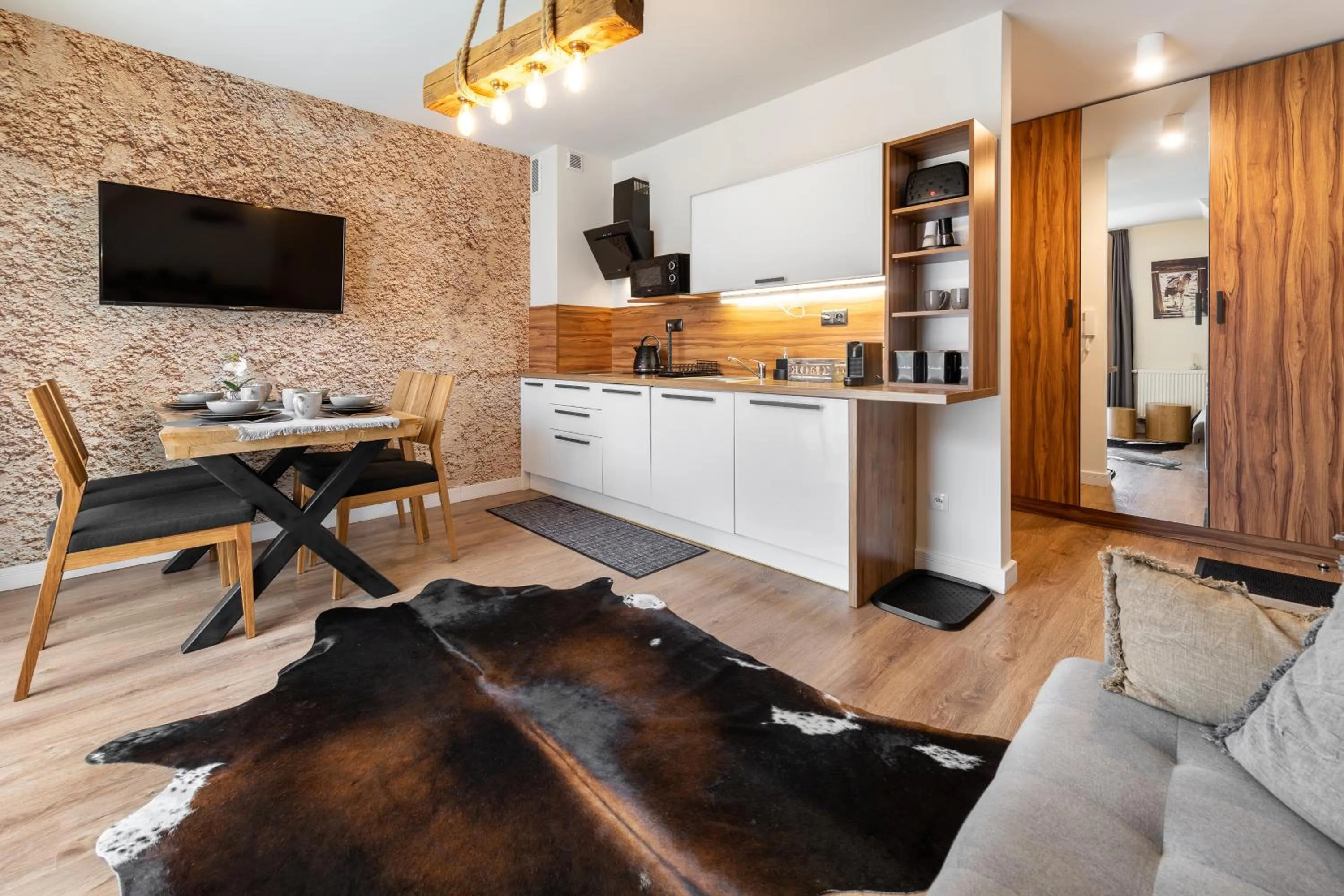 Balcony/Terrace in Bory6a Apartamenty & Free Parking