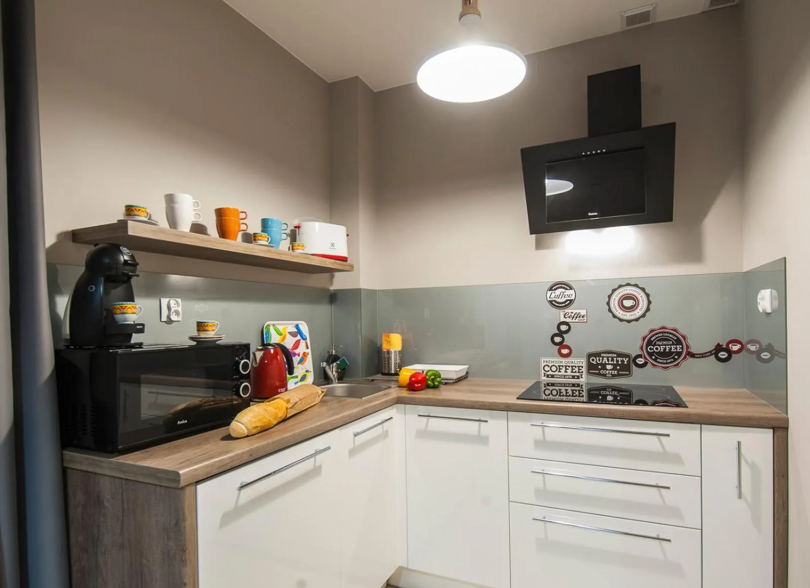 Kitchen or kitchenette in Bory6a Apartamenty & Free Parking