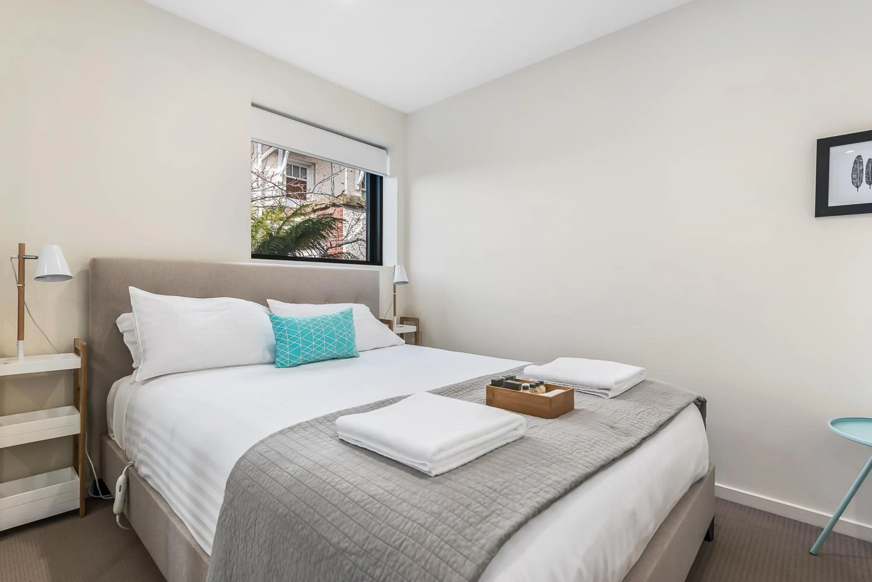 Bedroom, Bed in 110 Hampden Apartments