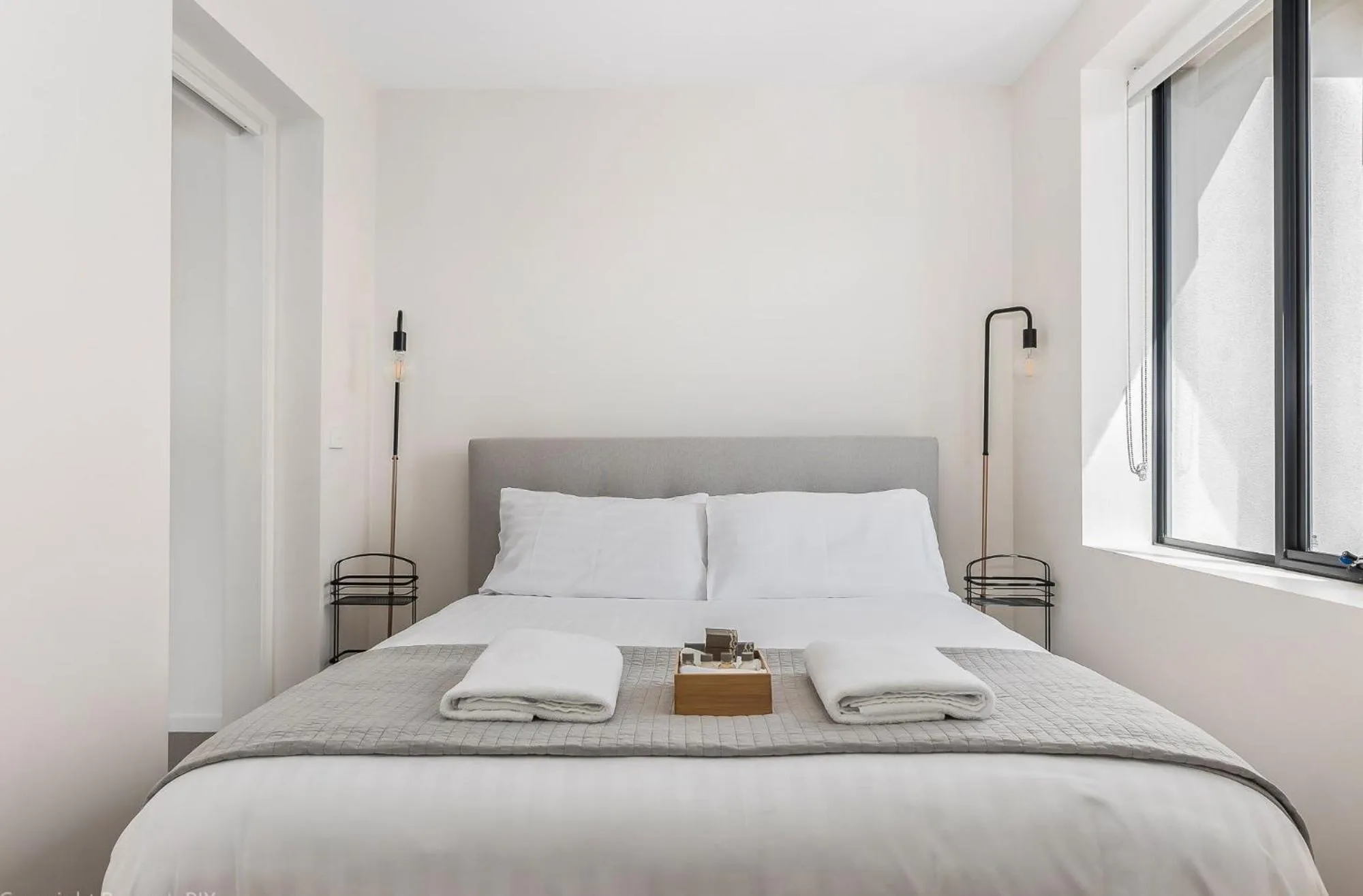 Bedroom, Bed in 110 Hampden Apartments