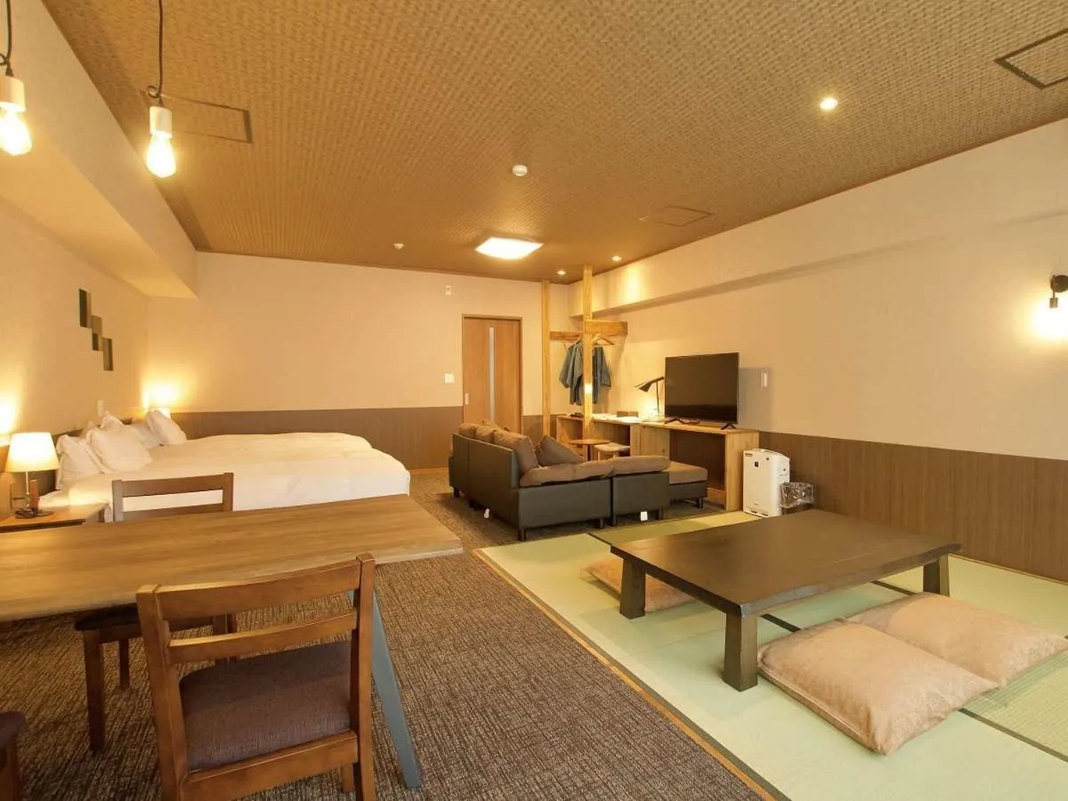 Bed in Kutsurogijyuku Shintaki