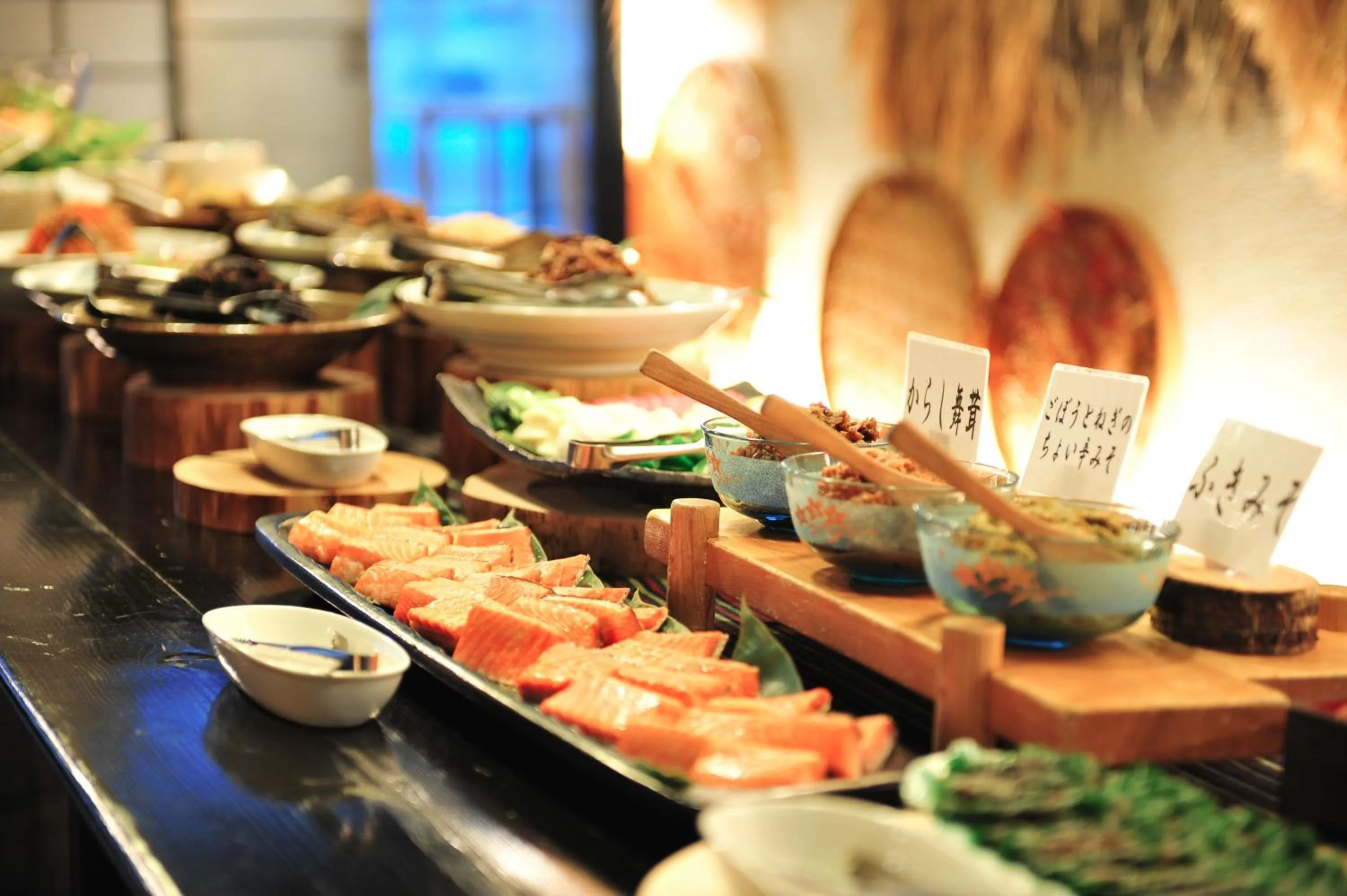 Buffet breakfast in Kutsurogijyuku Shintaki