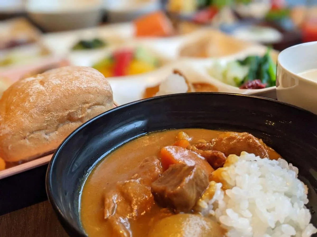 Buffet breakfast in Kutsurogijuku Chiyotaki