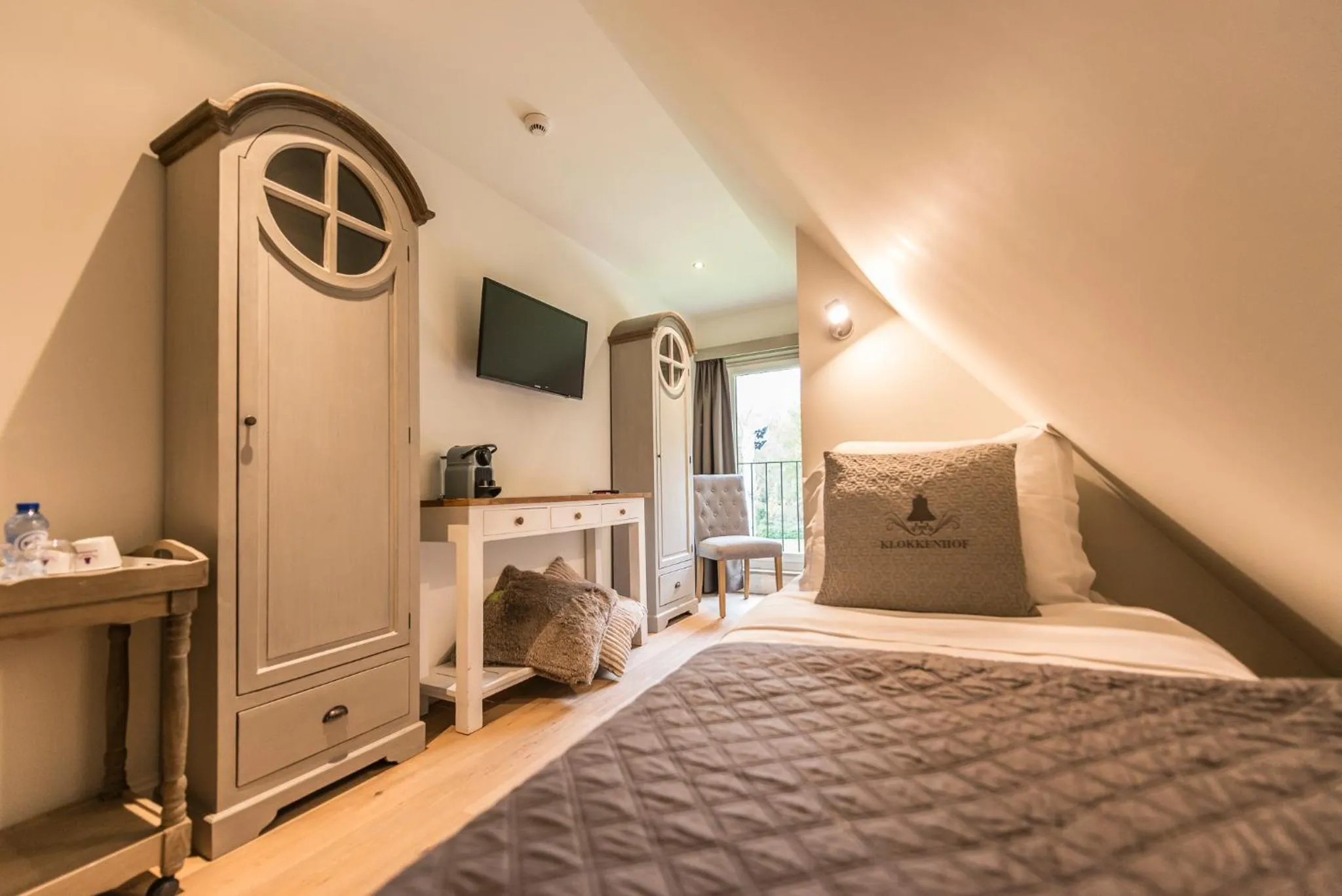 Bed in Charmehotel Klokkenhof