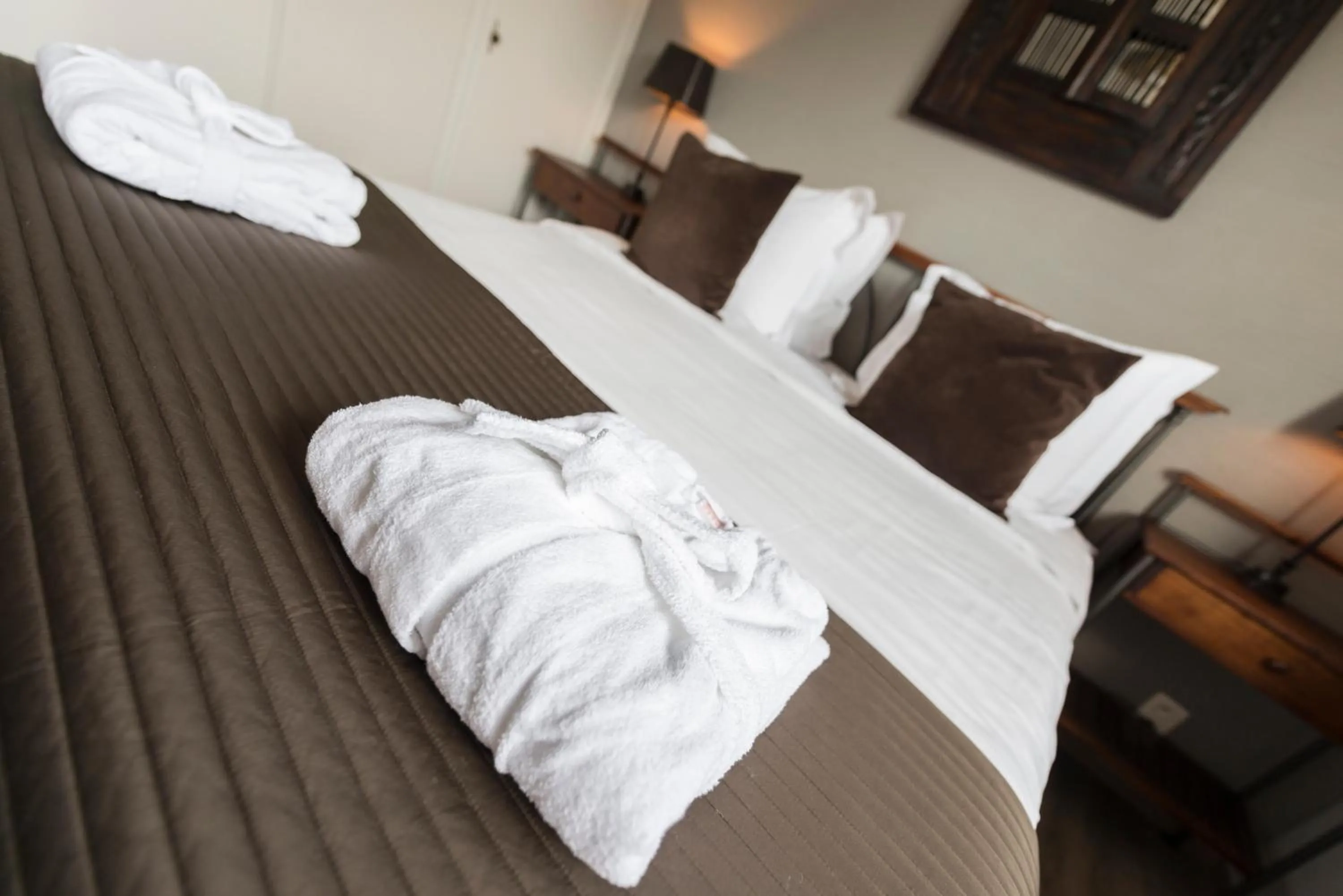 Bed in Charmehotel Klokkenhof