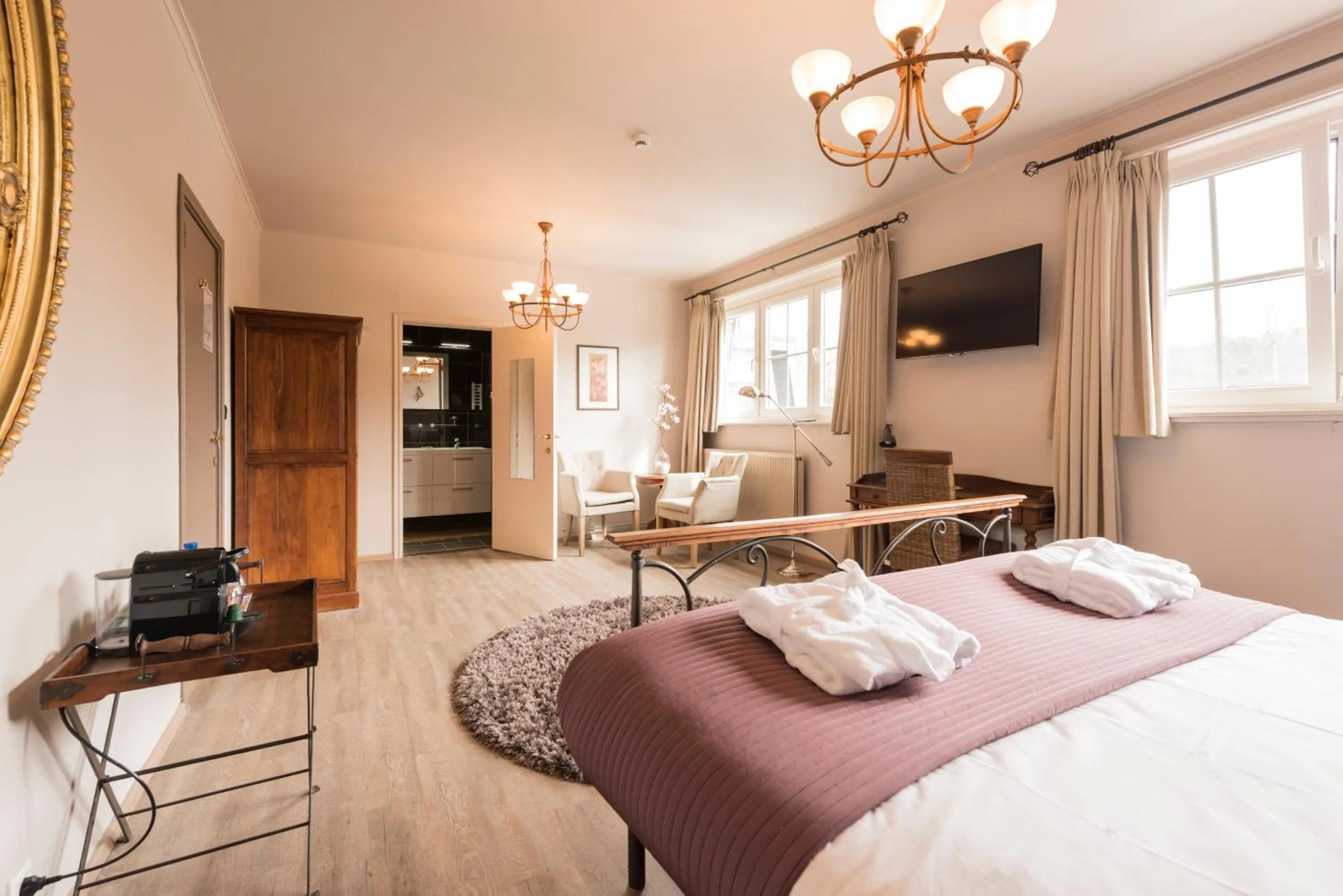 Bed in Charmehotel Klokkenhof