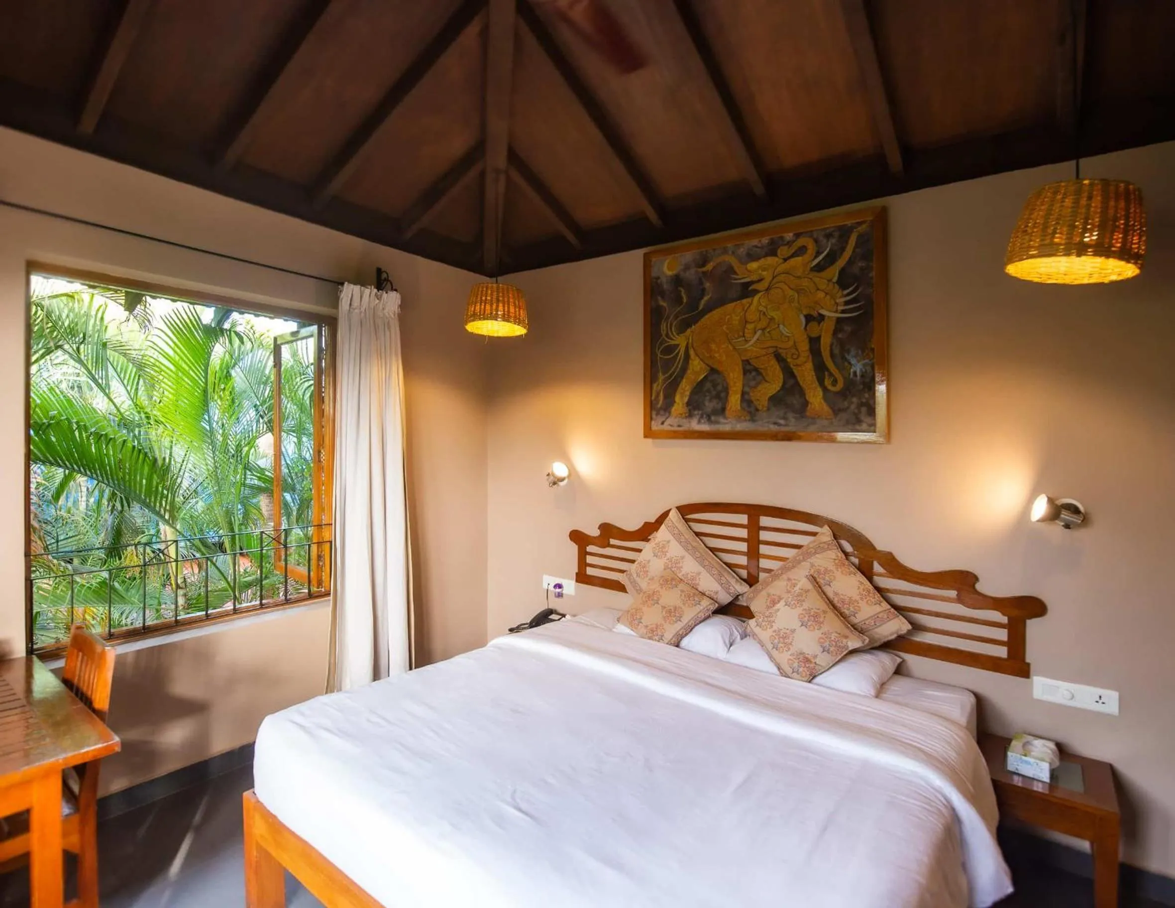 View (from property/room), Bed in Fiesta Beach Resort