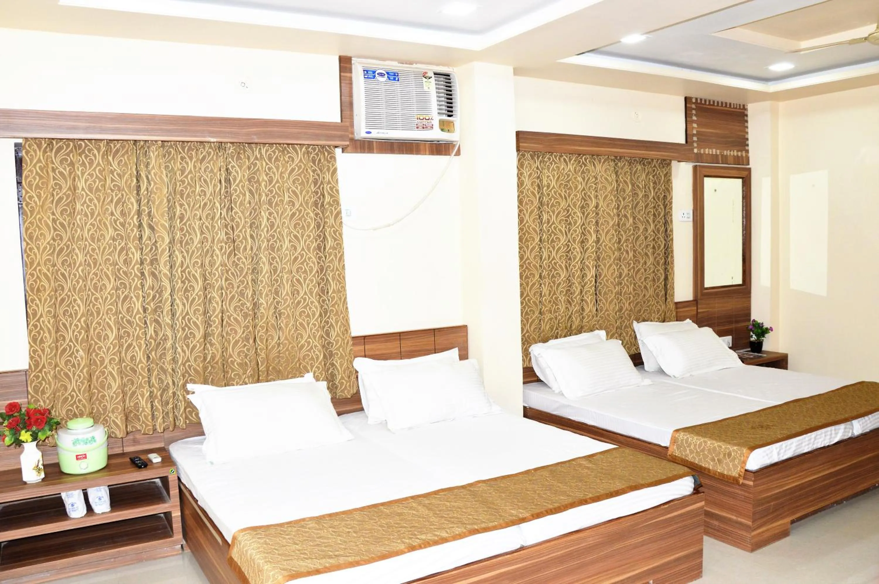 Bed in HOTEL ATA INN AND RESTAURANT (20 Mtrs from Dargah), Ajmer