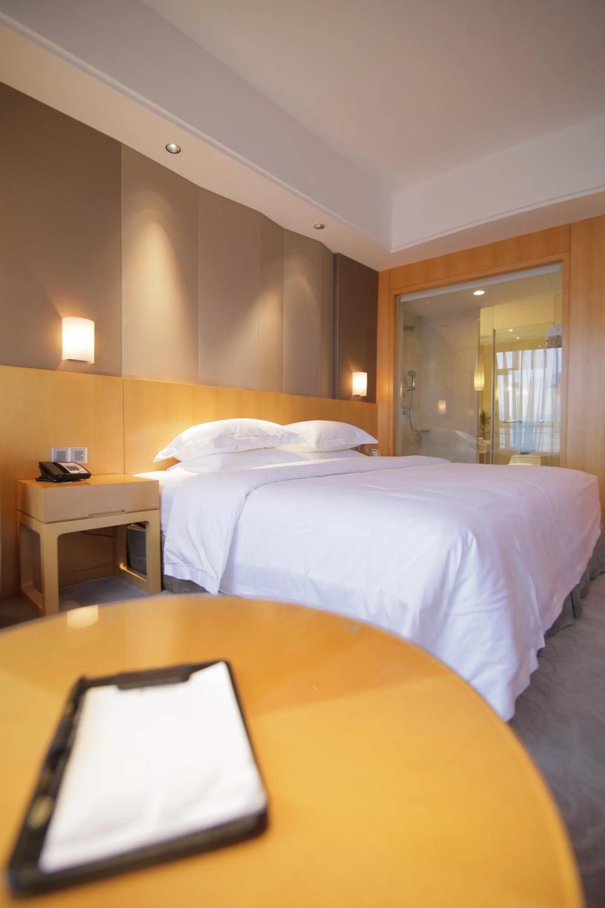 Bed in Huangyan Yaoda Hotel