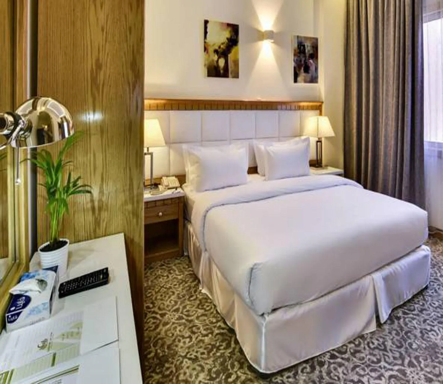 Bed in Golden Dune Hotel AlFayhaa